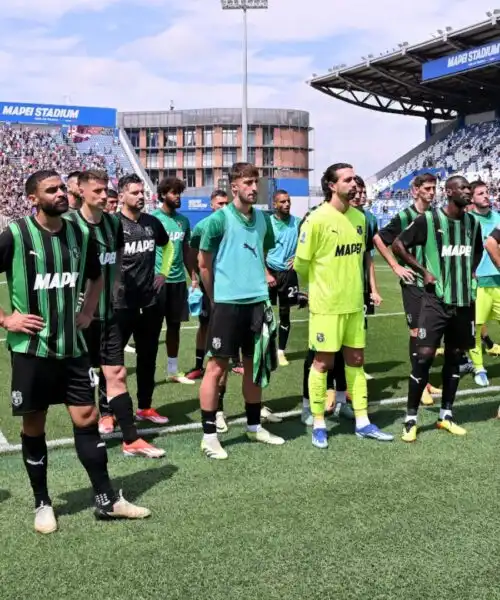 Sassuolo in B, la condanna è definitiva