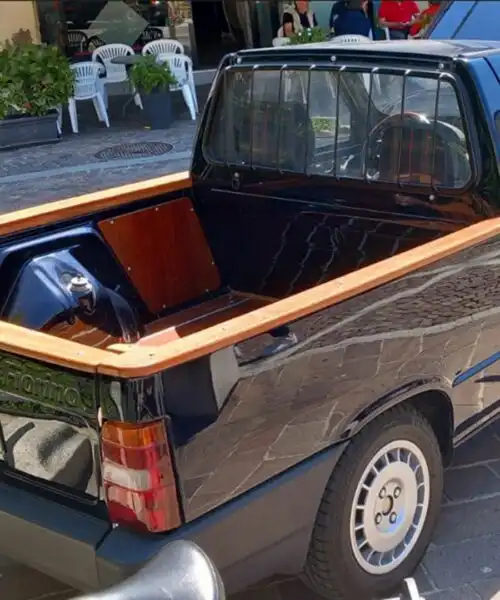 Un Fiat Fiorino molto particolare: le foto