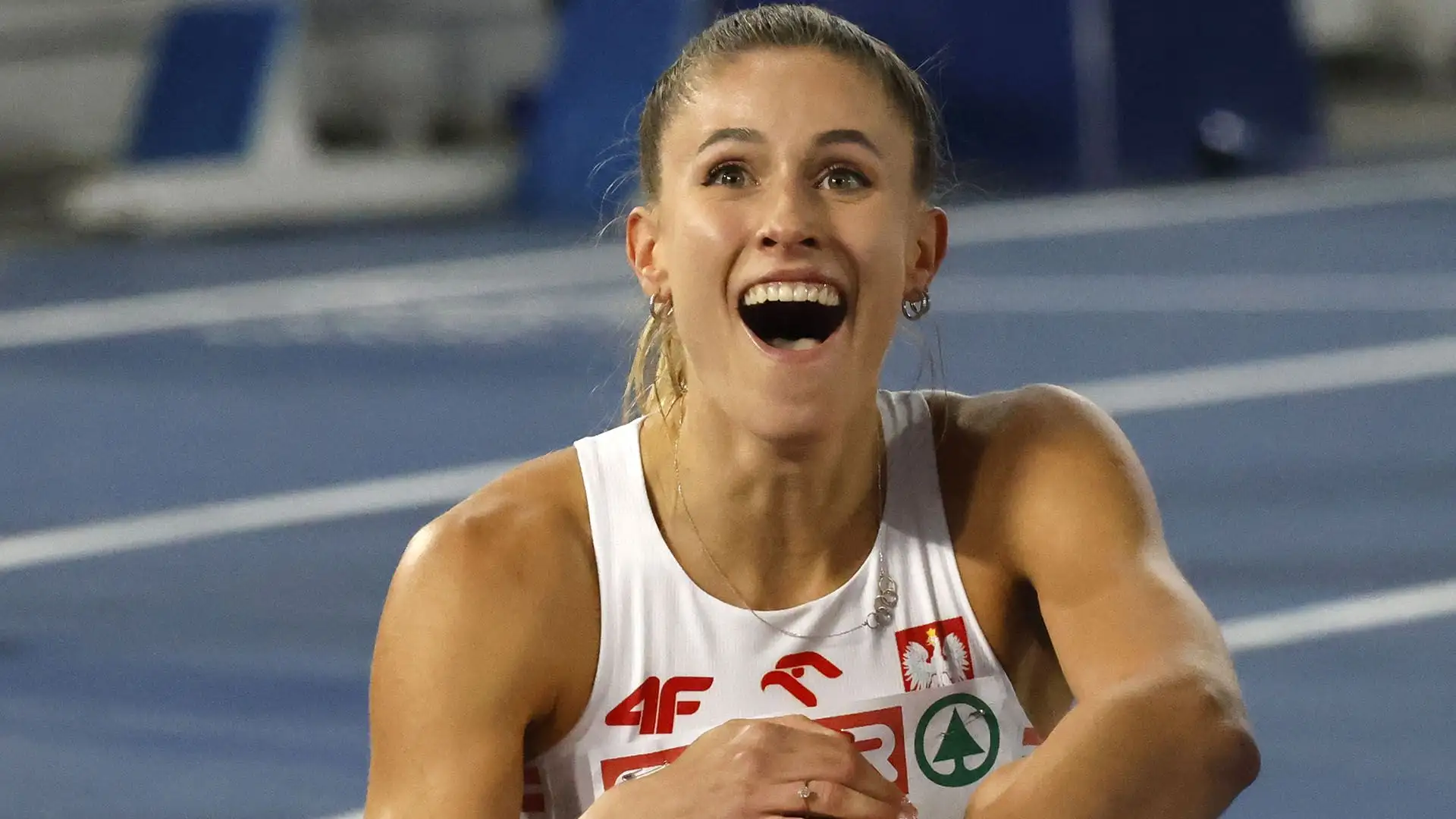 Natalia Kaczmarek: straordinaria velocista polacca, specializzata nei 400 metri, famosa per la sua velocità fulminea e la sua determinazione in pista