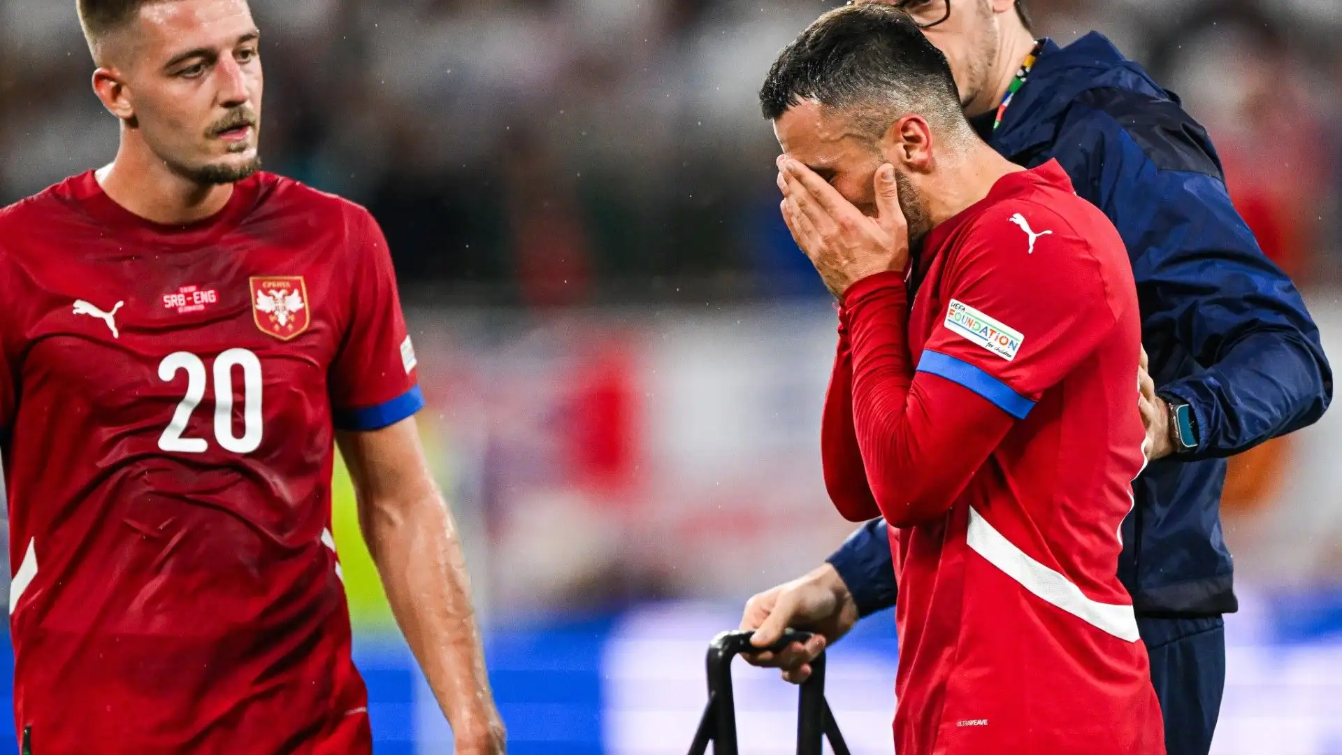 Un disastro per Filip Kostic il cui Europeo è già finito
