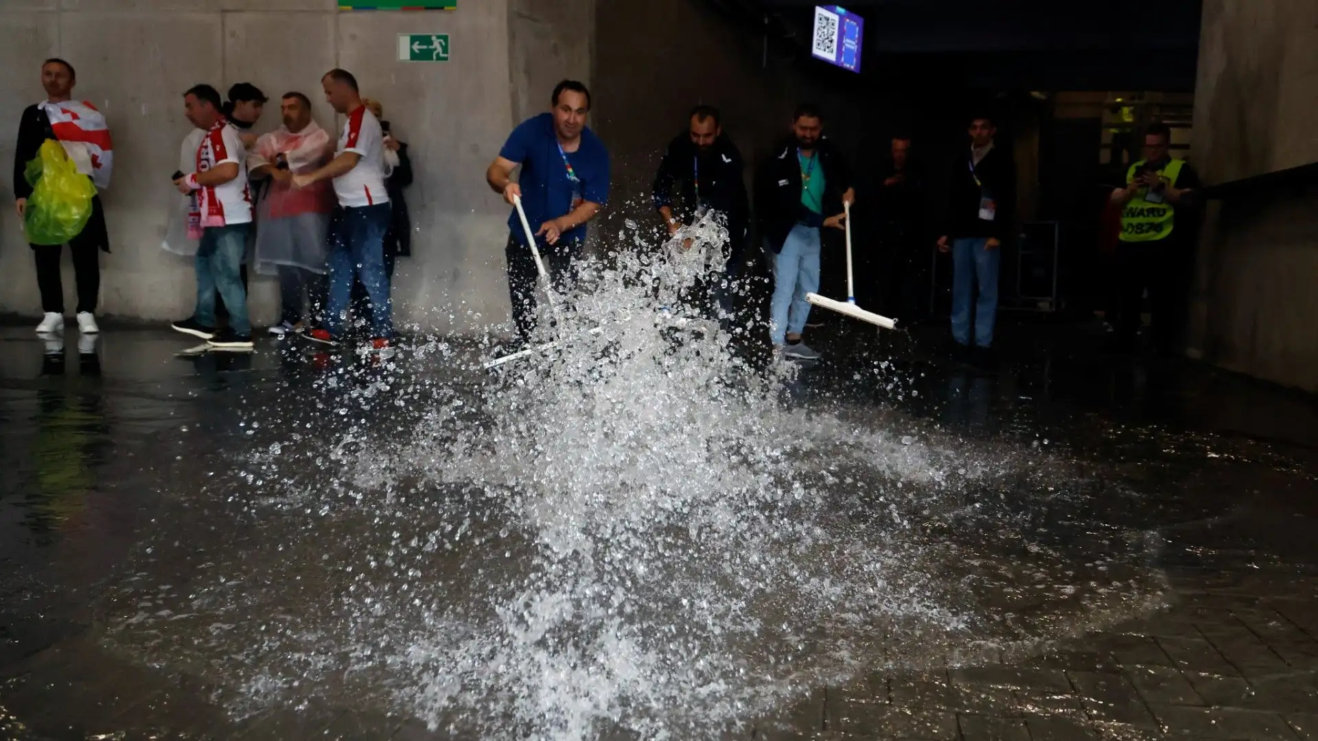 Il diluvio si è abbattuto prima di Turchia-Georgia