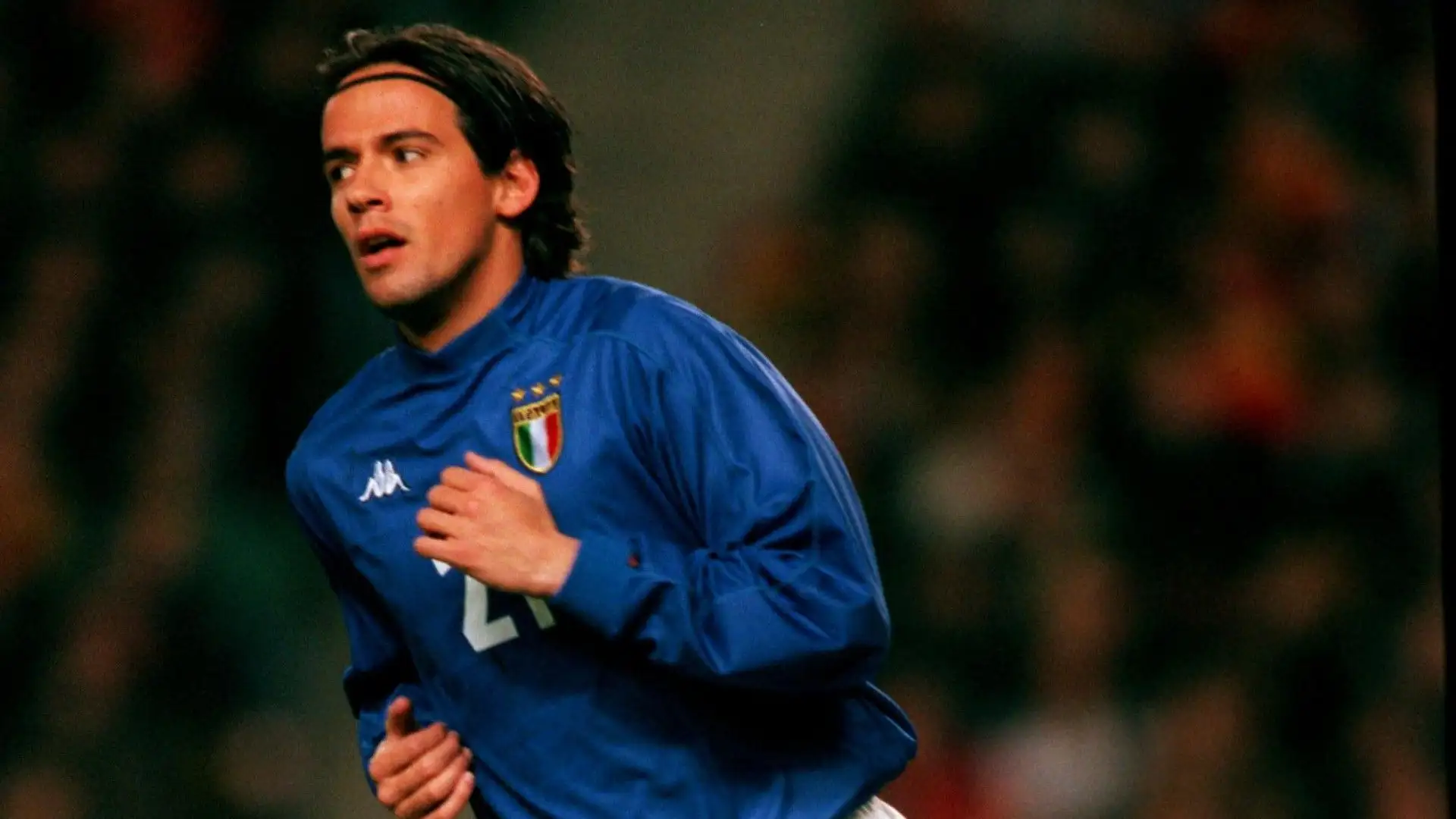 Non tutti si ricordano che anche Simone Inzaghi ha giocato per la Nazionale. 3 in totale le presenze, addirittura 54 in meno del fratello Filippo
