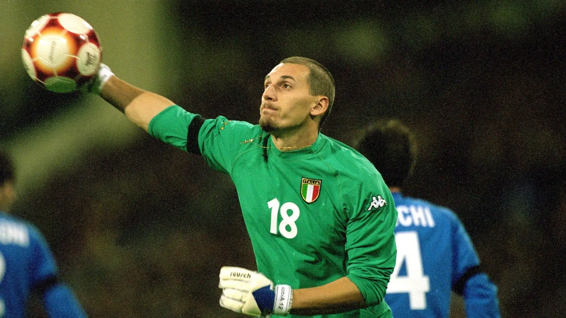 In foto un giovanissimo Christian Abbiati, che ha avuto l'onore di difendere la porta della Nazionale in 4 occasioni
