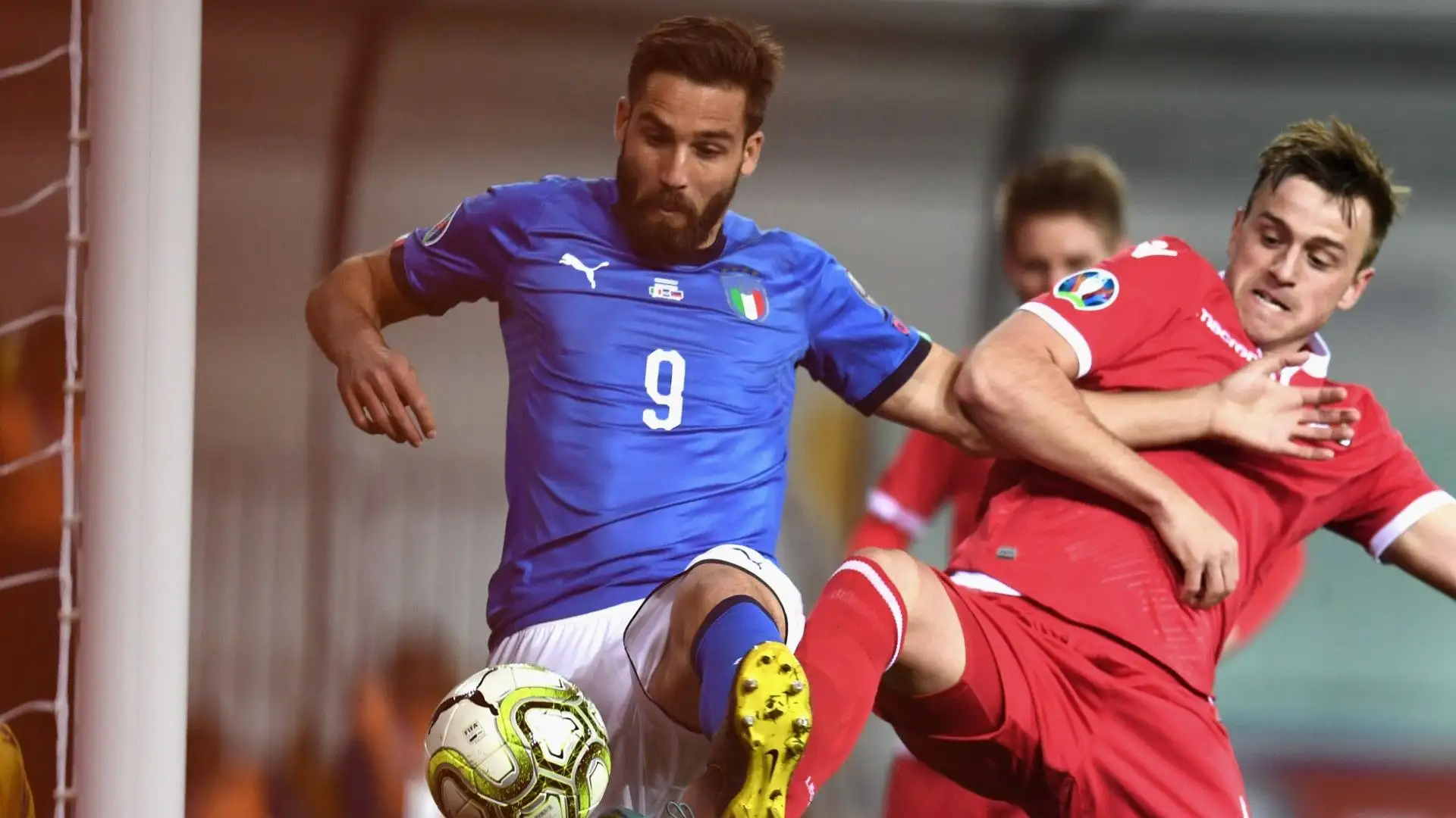 1 partita e 1 gol per Leonardo Pavoletti, che ha giocato contro il Liechtenstein a marzo 2019
