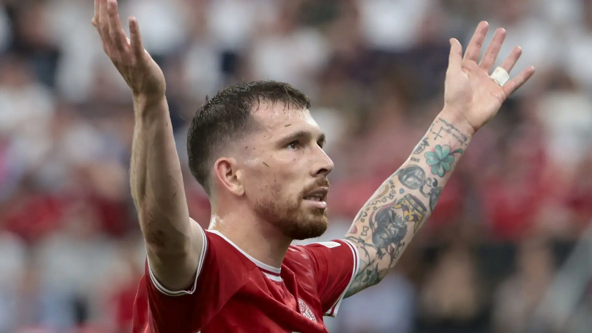 Pierre-Emile Hojbjerg è stato tra i protagonisti dell'ultima partita della Danimarca contro l'Inghilterra