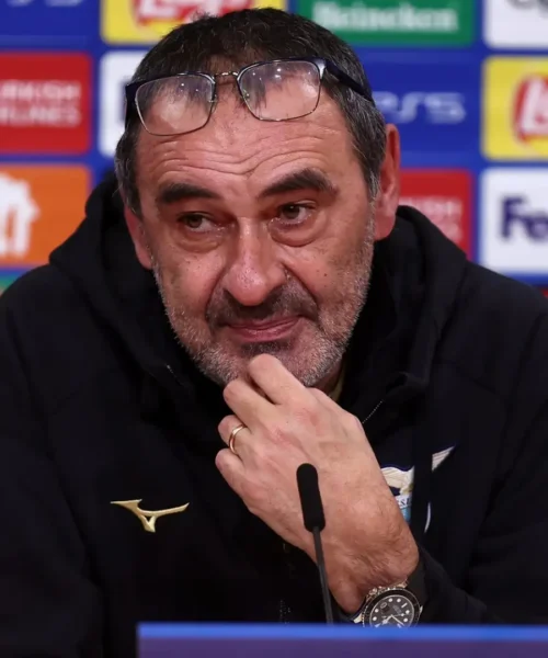 Mercato Lazio, doppia frecciata di Maurizio Sarri a Claudio Lotito