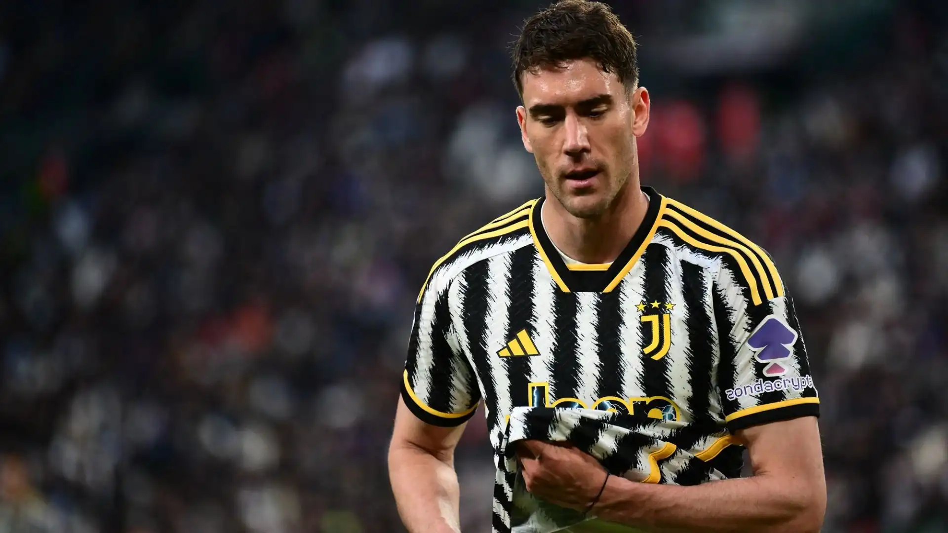 L'attaccante della Juve è stato sostituito da Allegri intorno all'ora di gioco