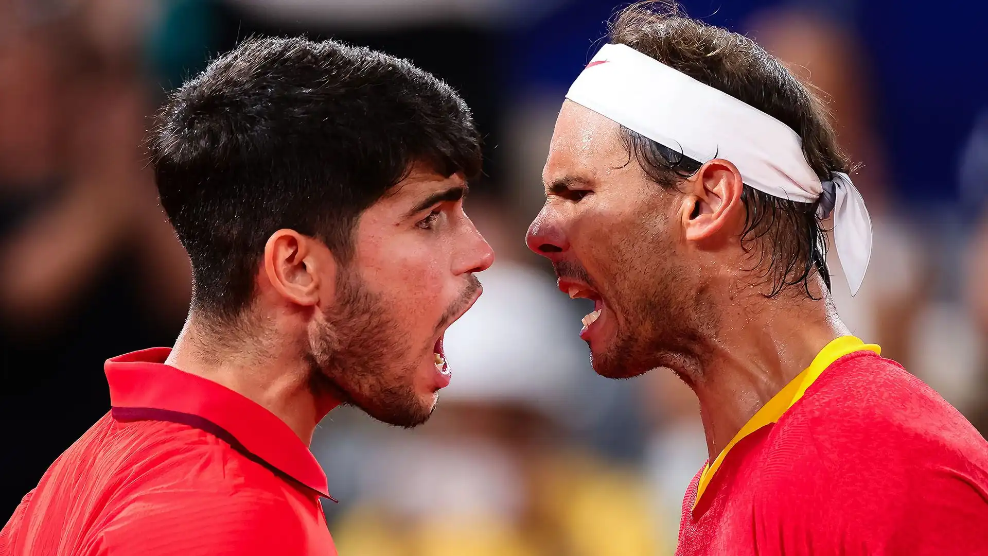 Nadal-Alcaraz, le foto della serata più amara alle Olimpiadi