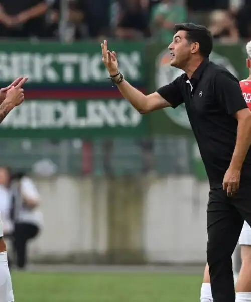 Il Milan di Paulo Fonseca comincia con un pareggio