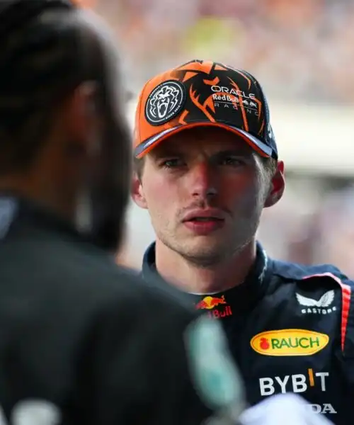 F1, frecciata di Lewis Hamilton a Max Verstappen: le foto