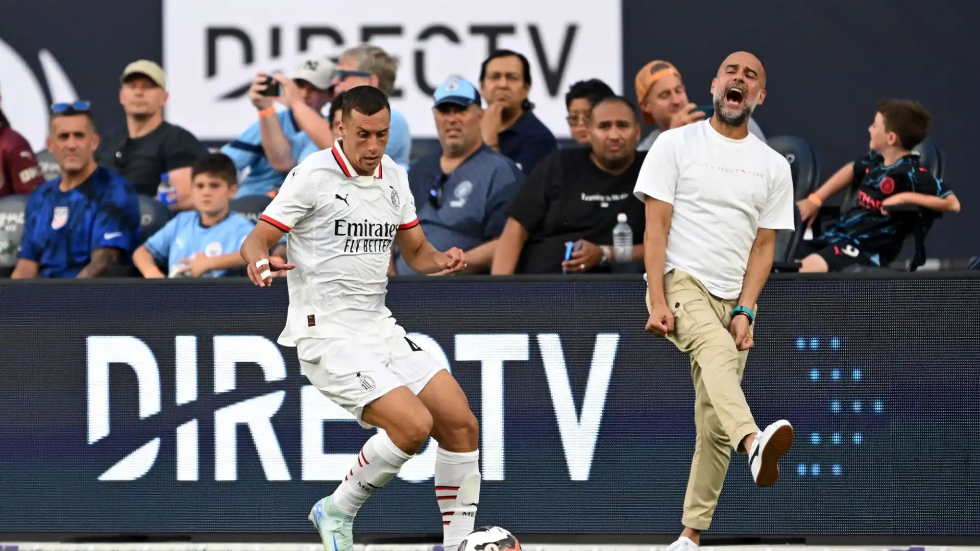 Il Milan ha battuto per 3-2 il Manchester City di Pep Guardiola allo Yankee Stadium