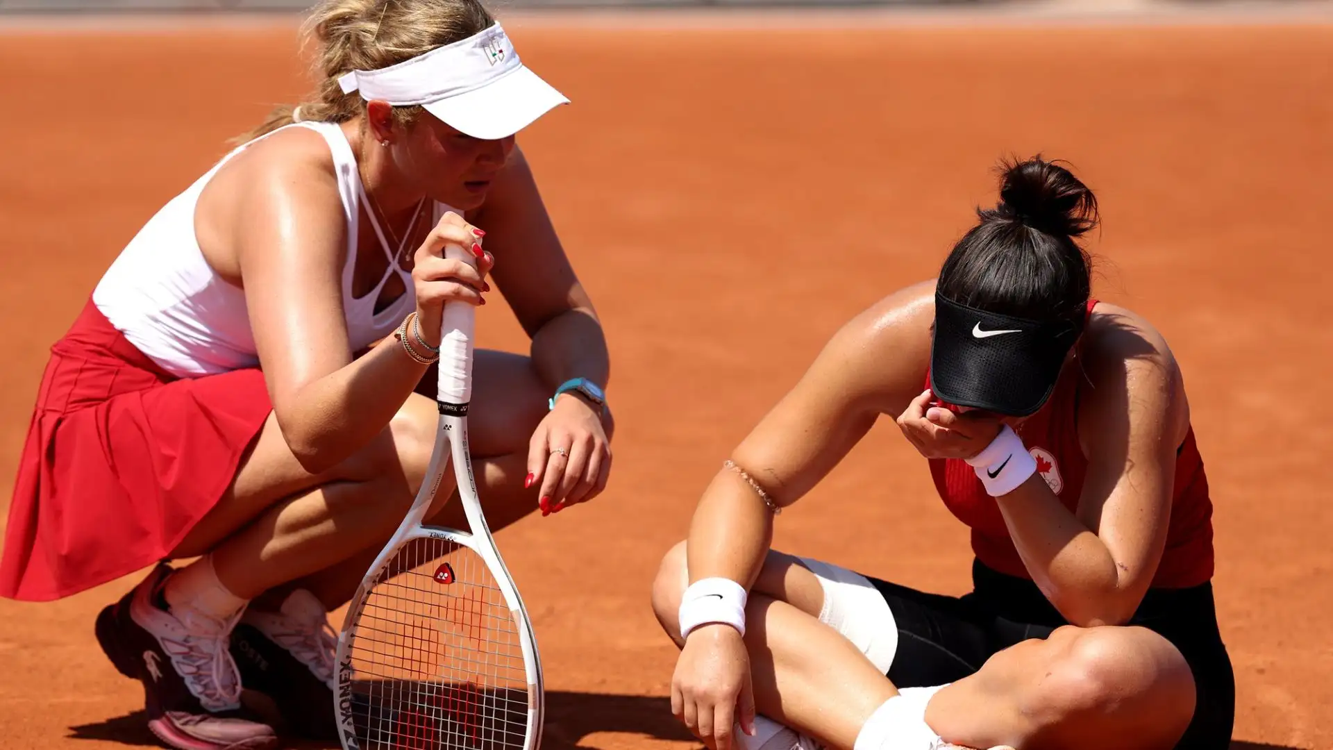 Donna Vekic l'ha consolata durante il match