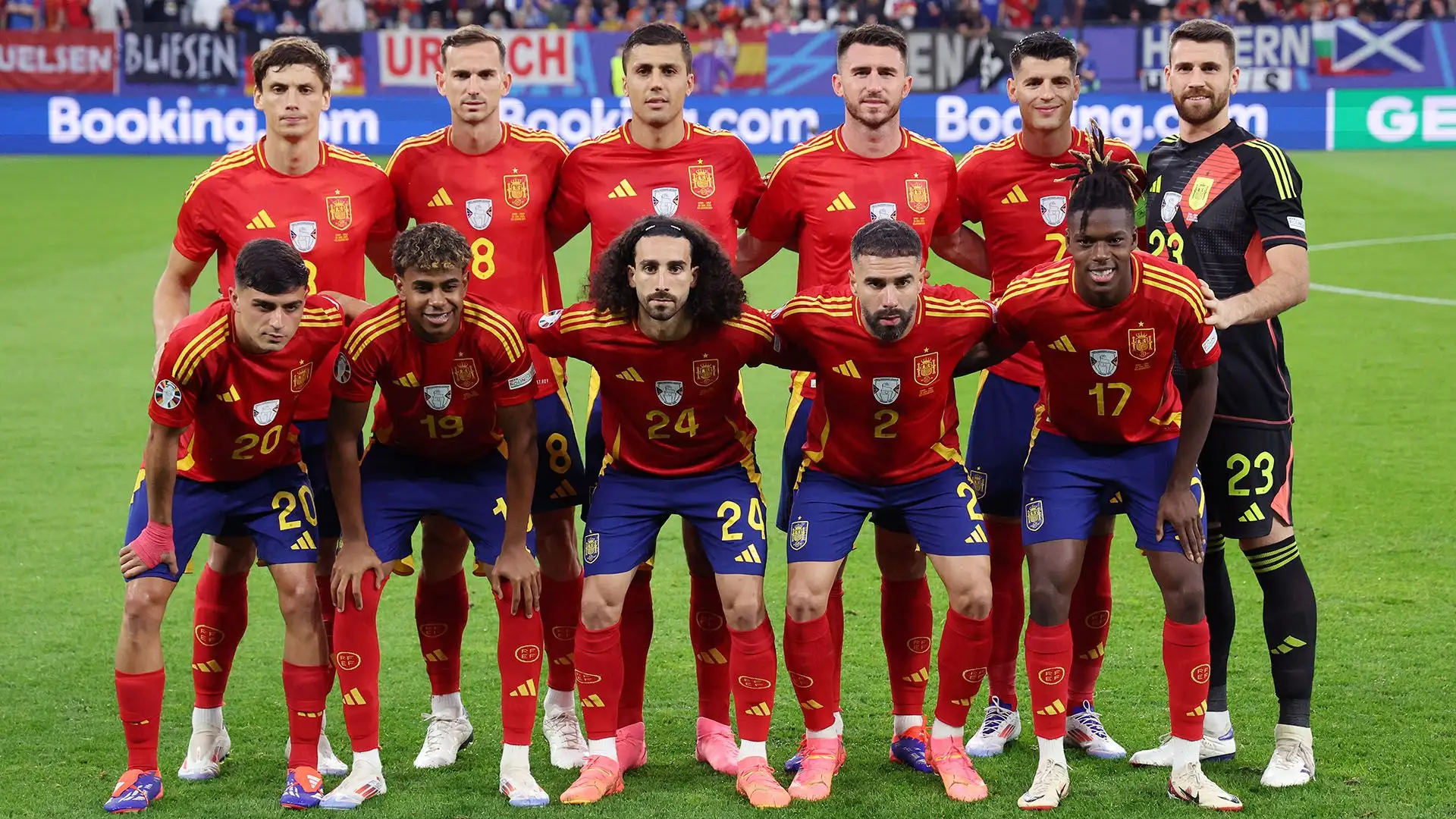 3- Grandissimo balzo della Spagna che avanza di 5 posizioni grazie alla vittoria di Euro 2024: 1729.92 punti
