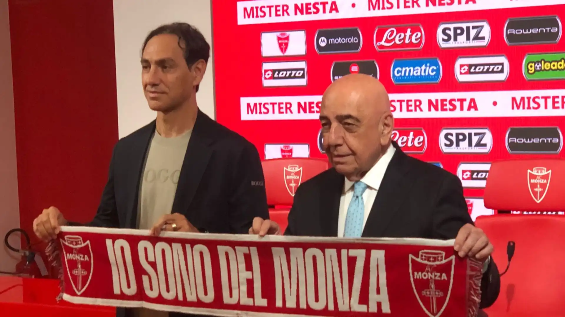 Allo U-Power Stadium è stato presentato Alessandro Nesta come nuovo allenatore del Monza.
