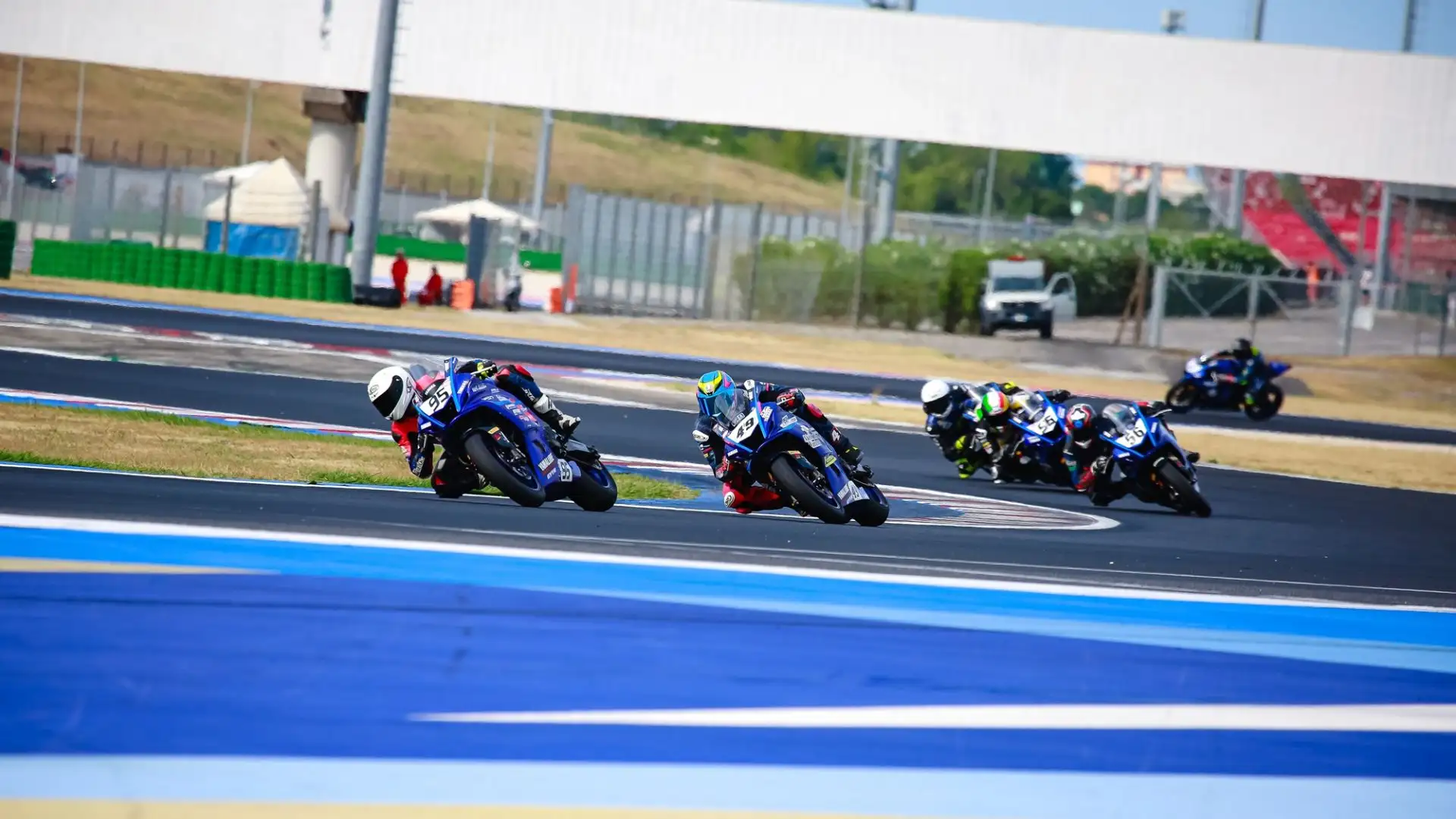 C'è stata una volata a quattro per la vittoria.