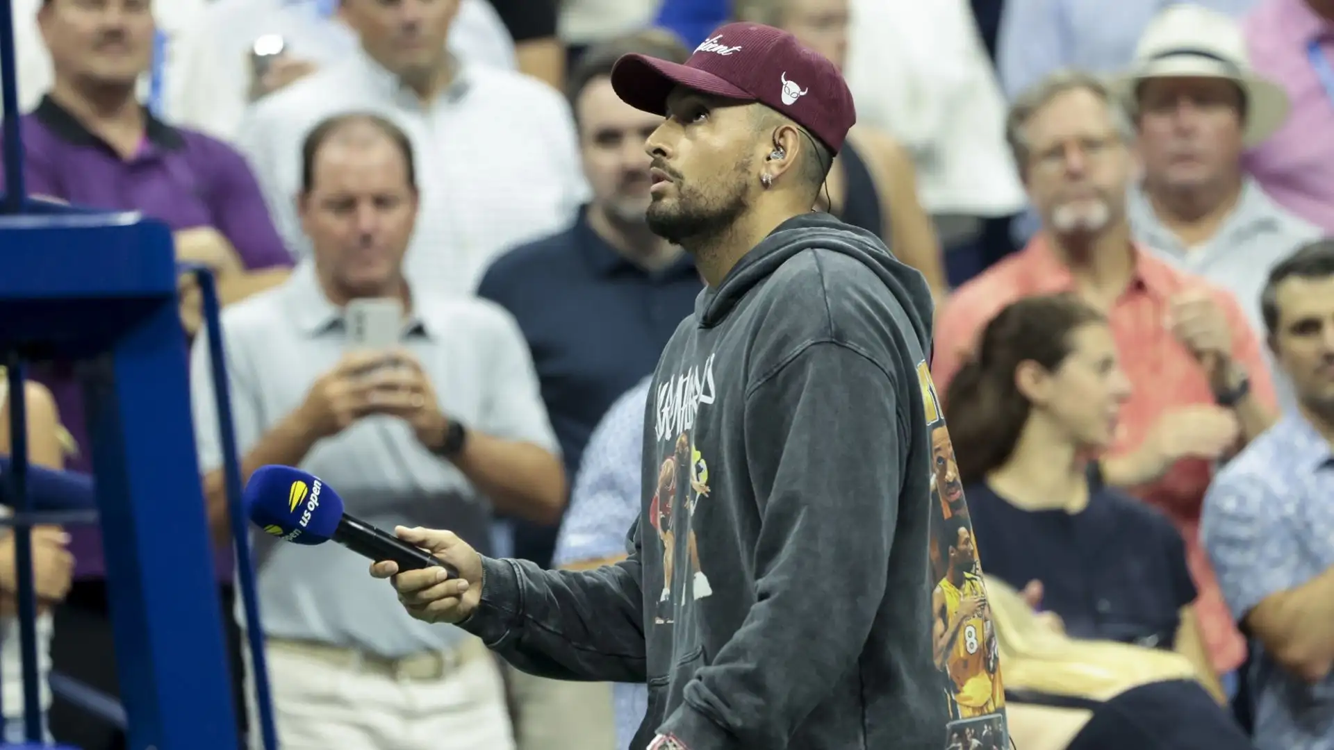 Kyrgios non ha perso l'occasione e ha pubblicato un post polemico di risposta