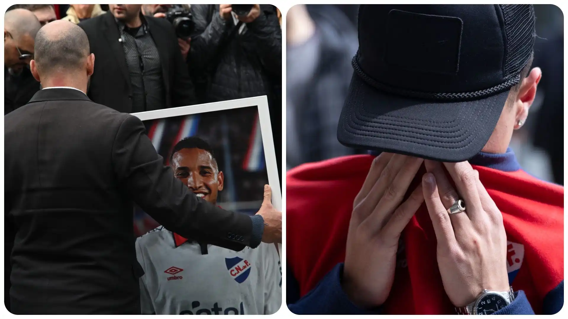 Lacrime e disperazione: le foto dell'ultimo saluto a Juan Izquierdo
