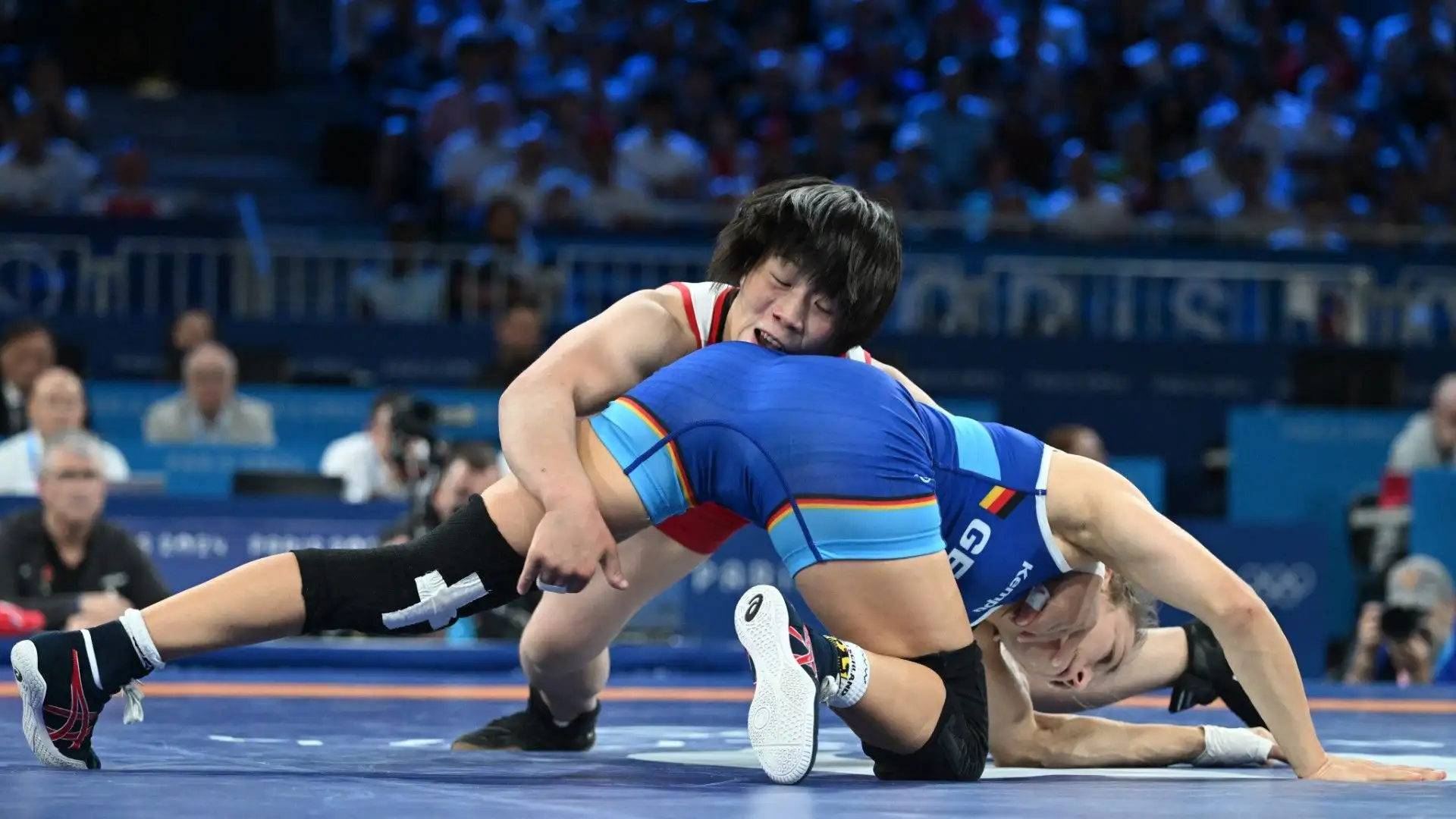 Annika Wendle si è fatta male durante l'incontro con Choe Hyo Gyong
