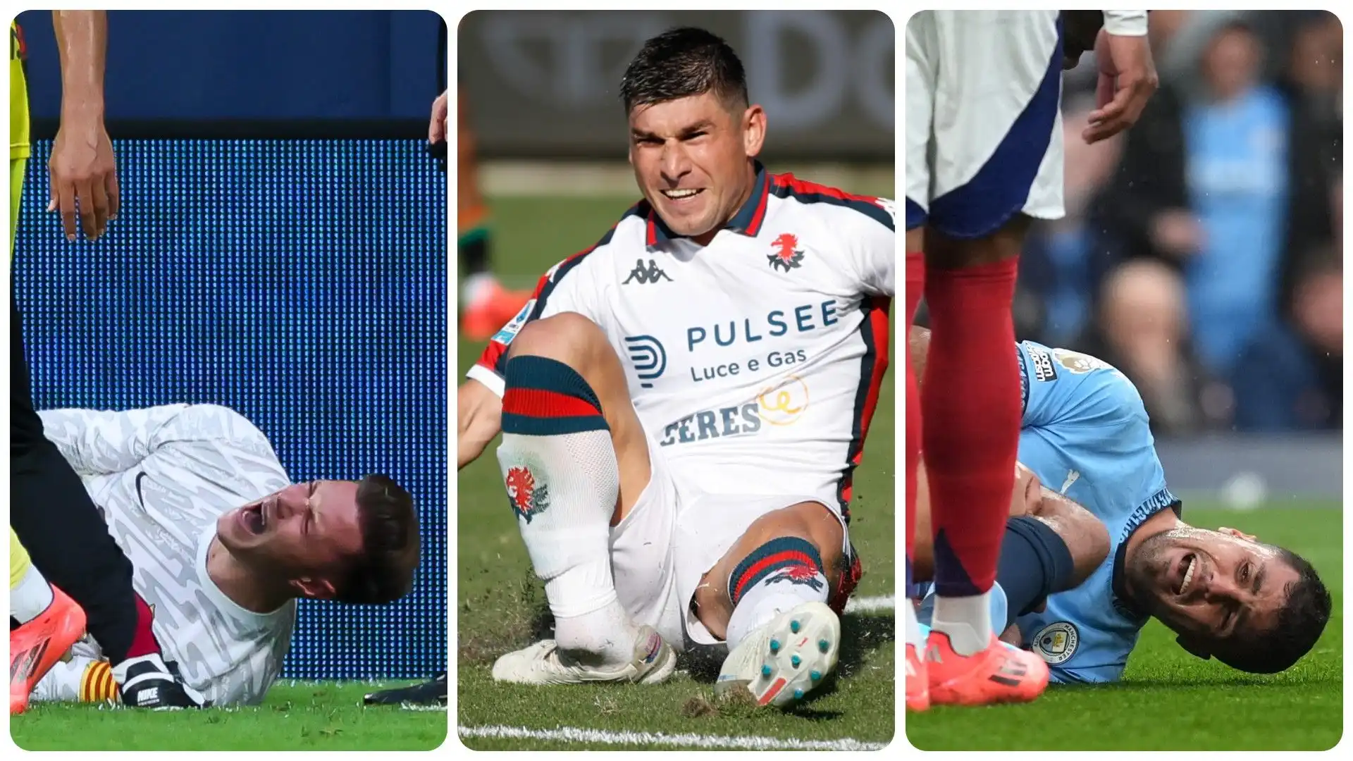 Allarme rosso: cresce la paura nei calciatori. Le foto
