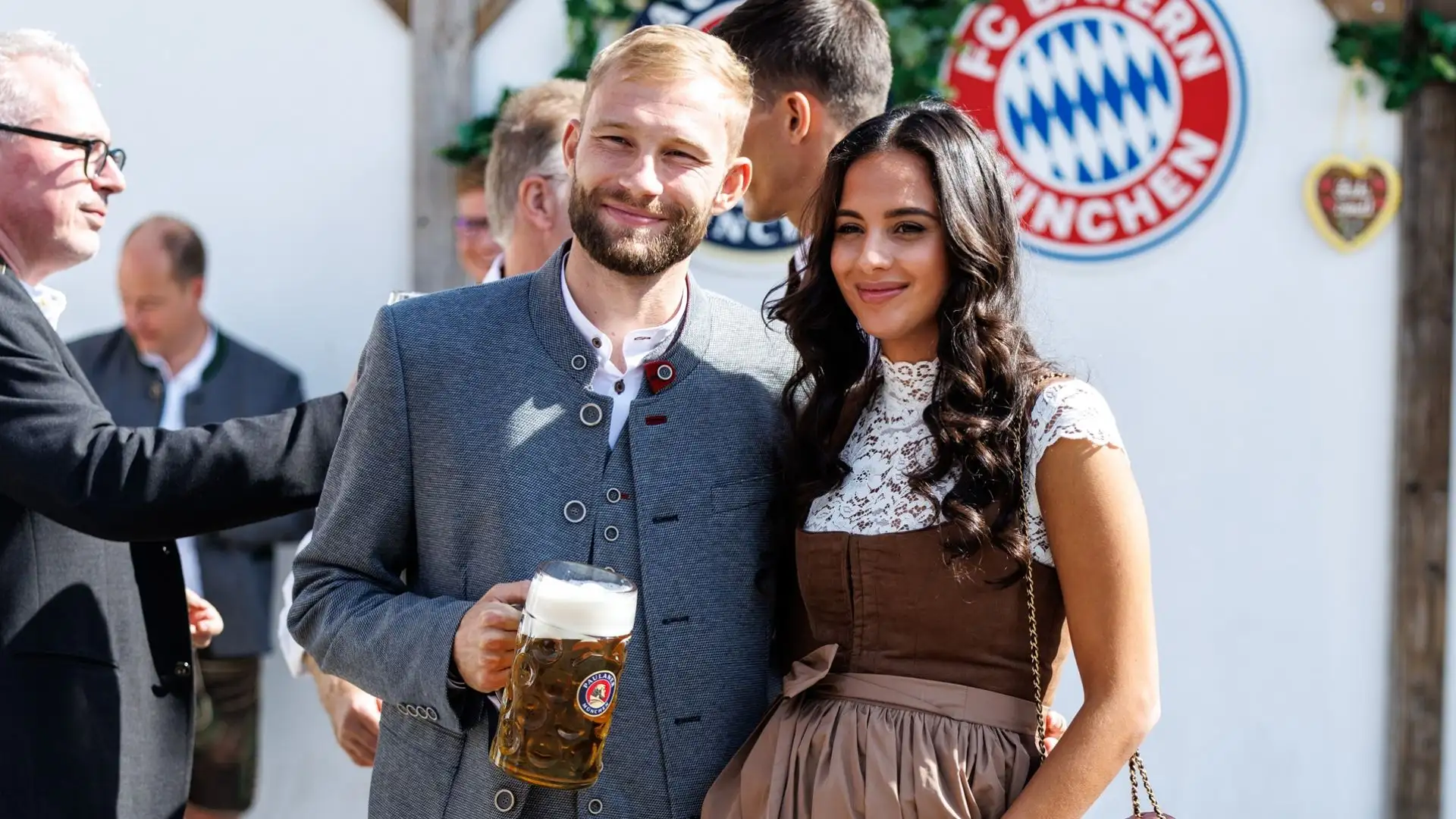 Konrad Laimer con Ines Sarah