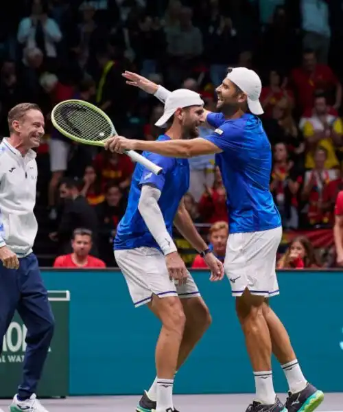 Coppa Davis, il doppio regala la vittoria all’Italia