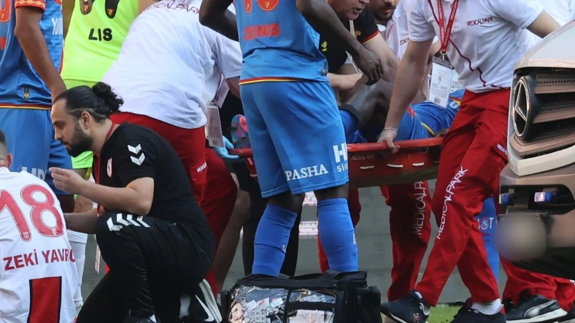 Attimi di terrore per Isaac Solet
