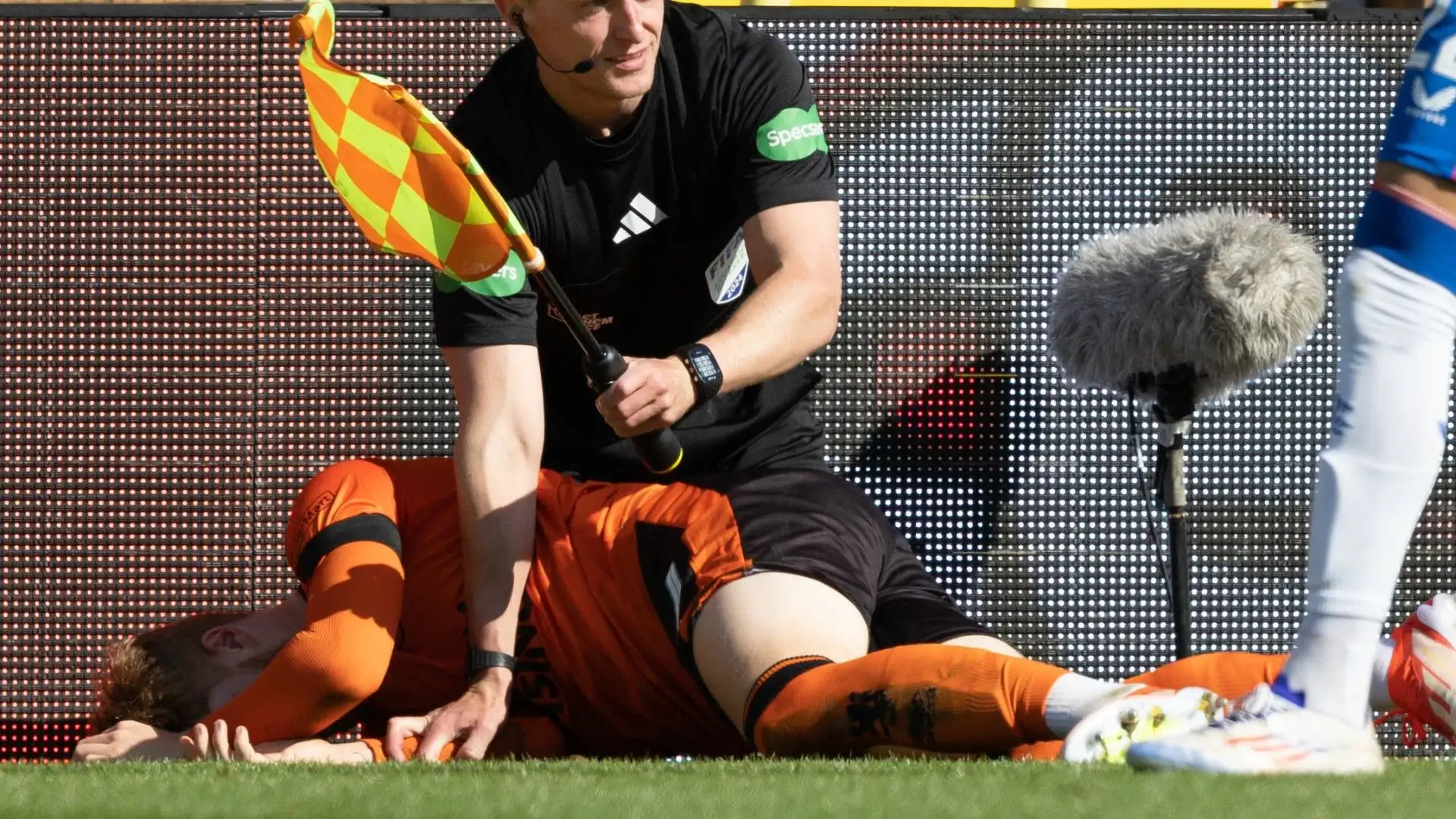 Episodio curioso durante Dundee United-Rangers
