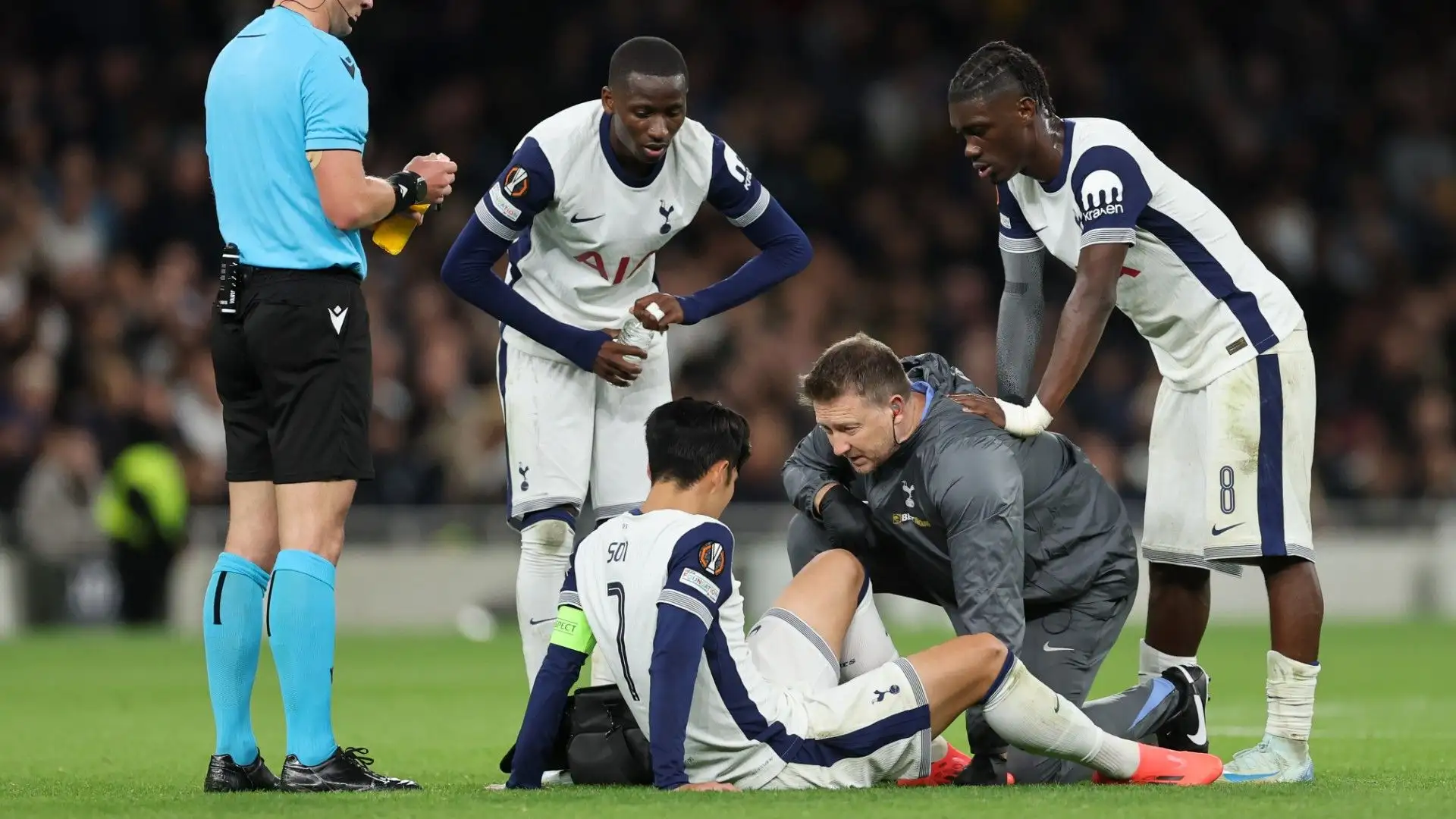 Heung-min Son si è fatto male nel match contro il Qarabag
