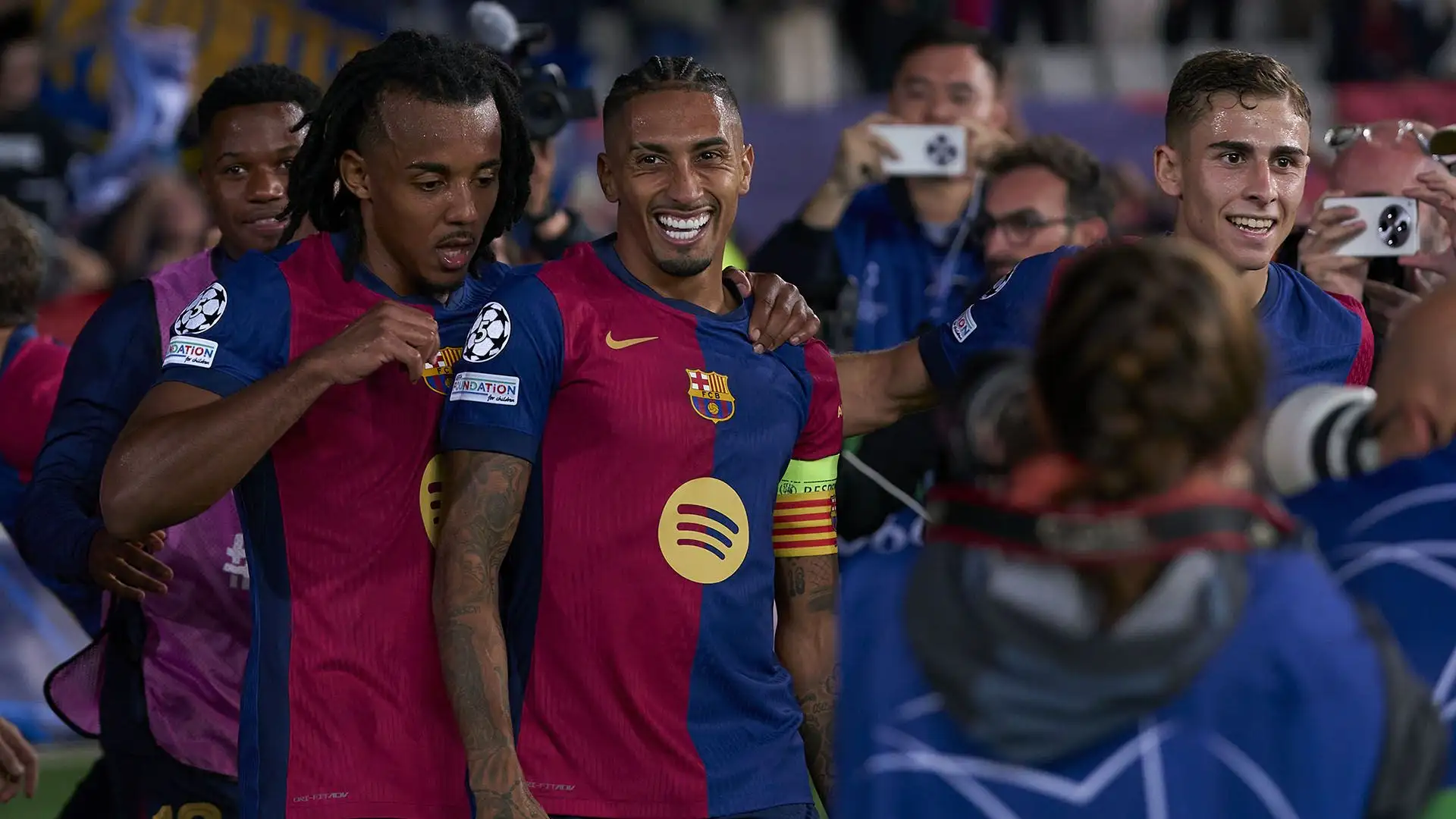 Da quando è arrivato a Barcellona, Raphinha è cresciuto moltissimo
