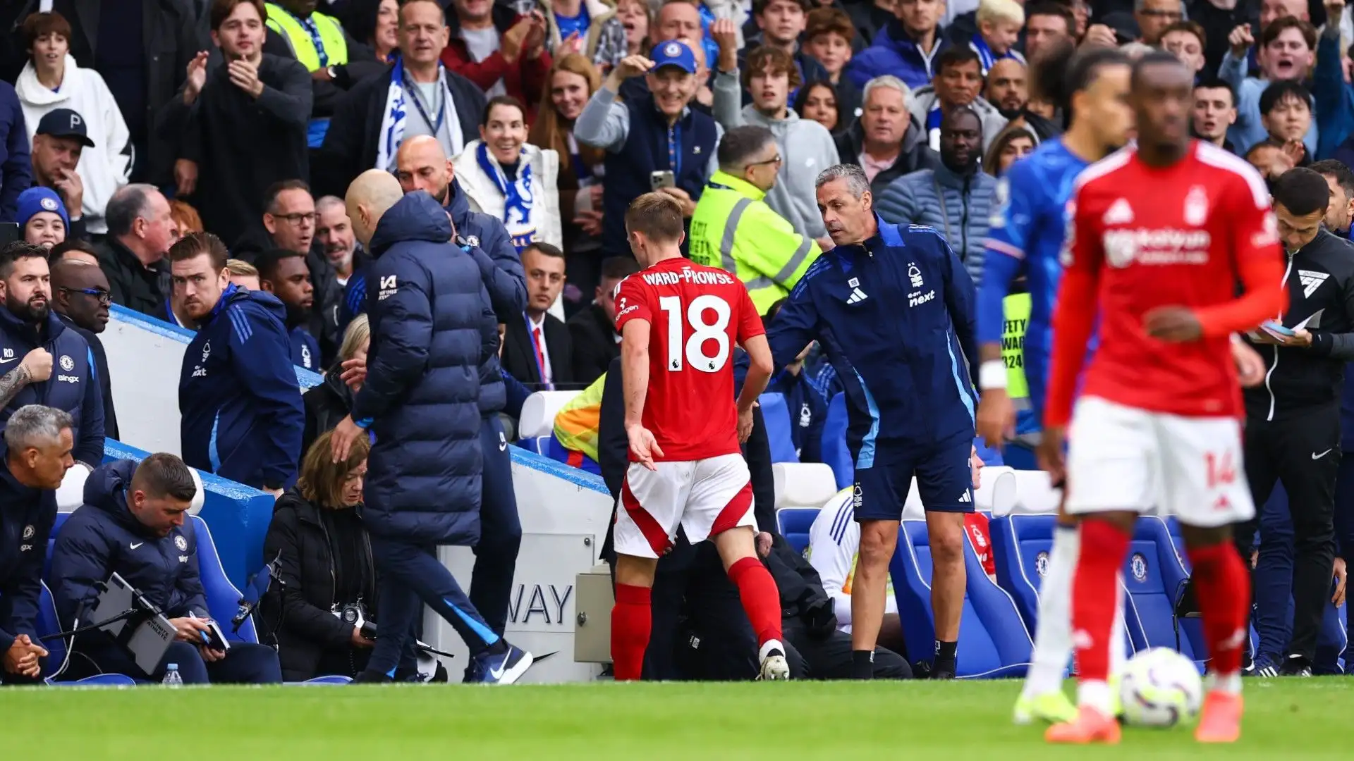 Alla fine Chelsea e Nottingham Forest hanno pareggiato 1-1
