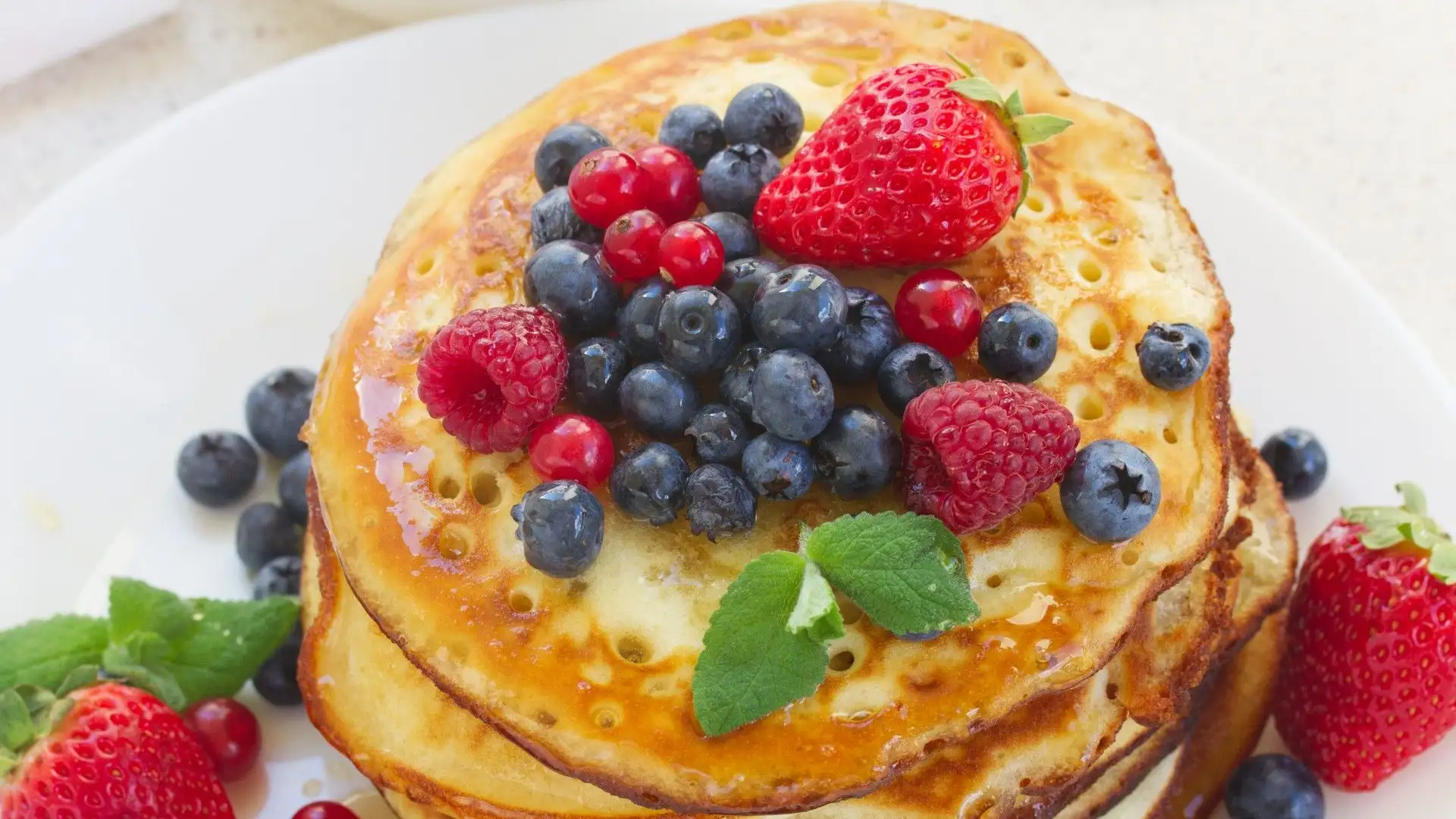 Non possono mancare i pancake, generalmente accompagnati da sciroppo d'acero
