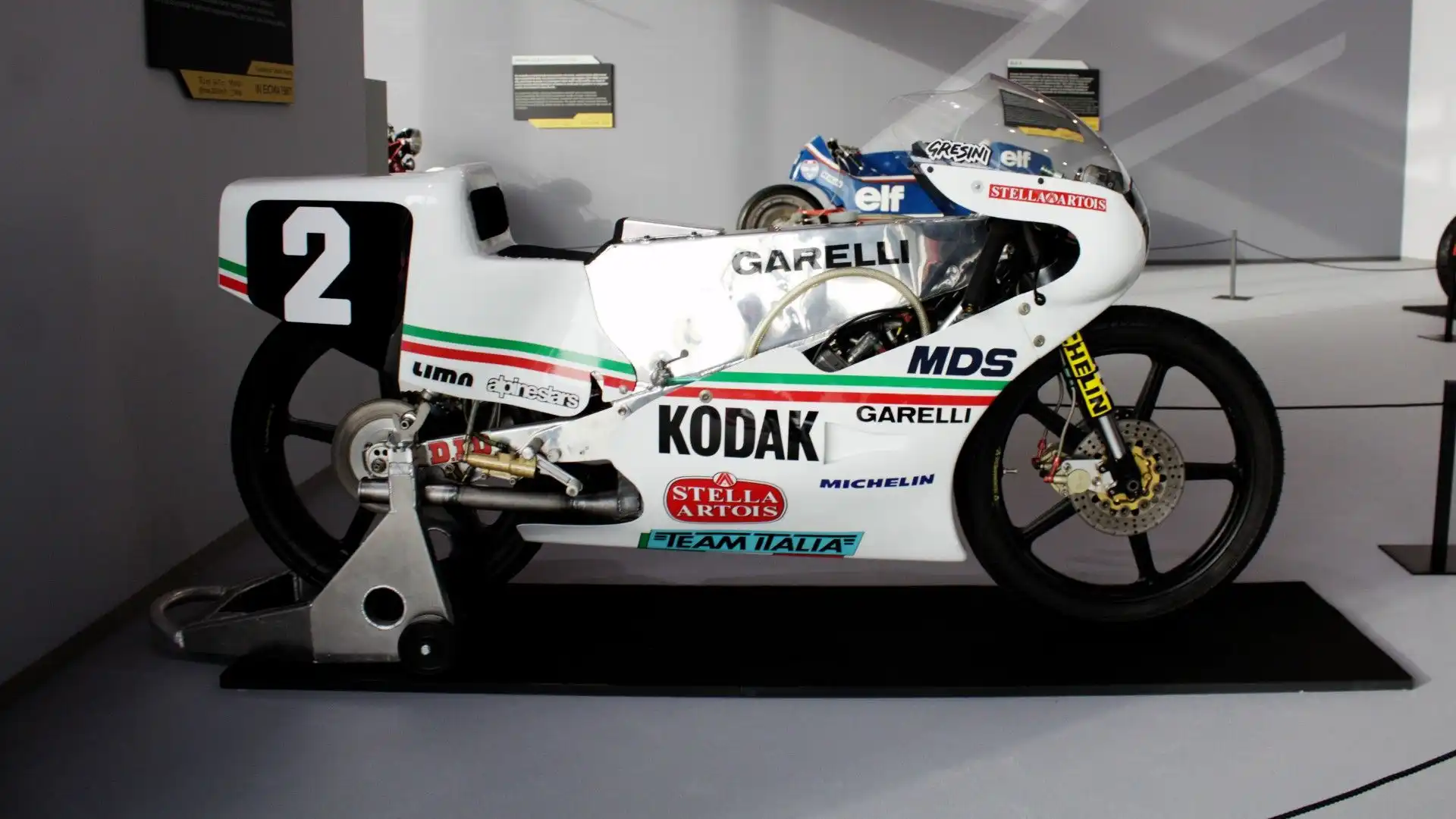 La Garelli 125 di Fausto Gresini conquistò i mondiali del 1985 e del 1987