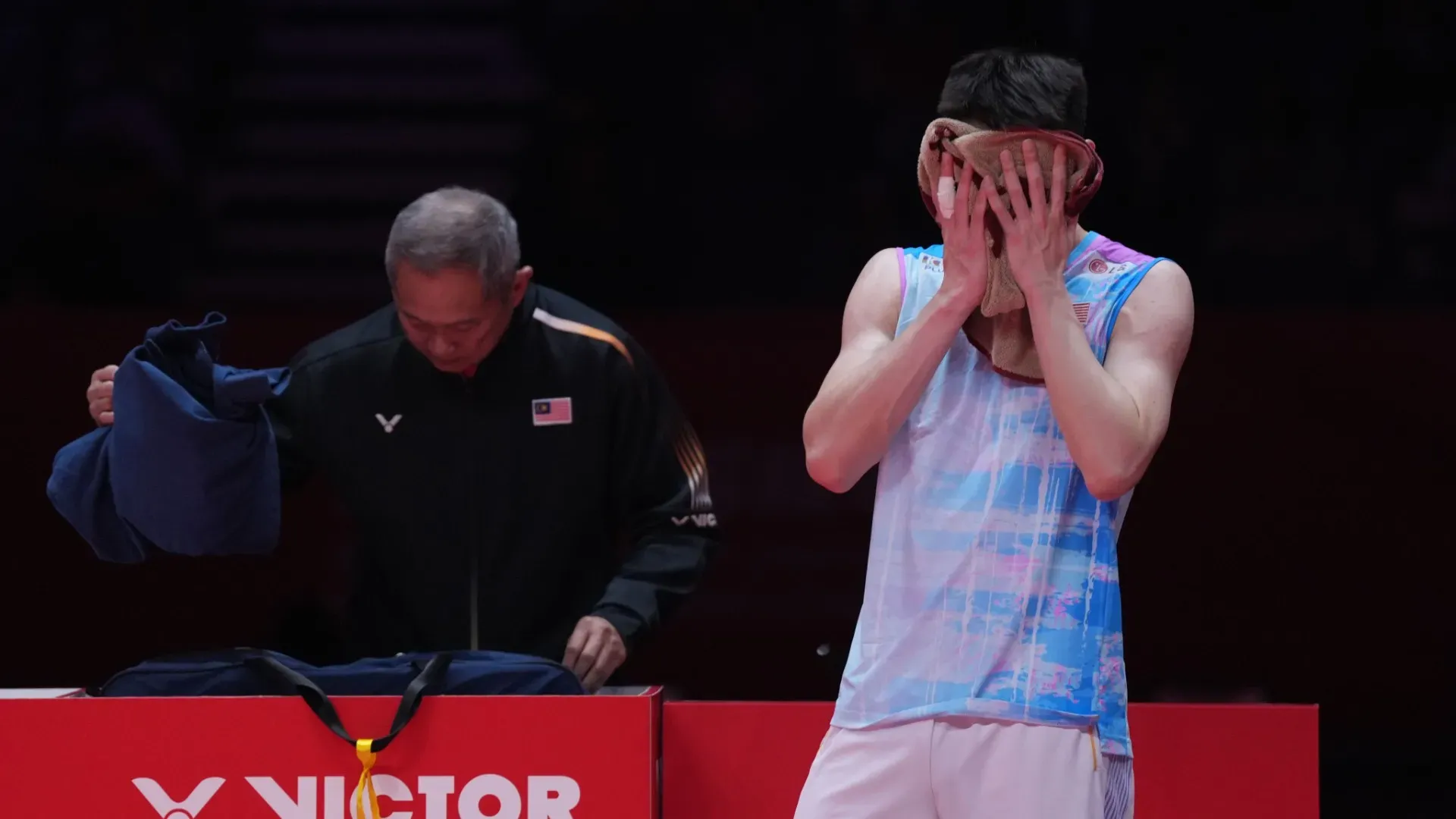 Al termine del match contro Li Shifeng ha avuto dei dolori molto intensi
