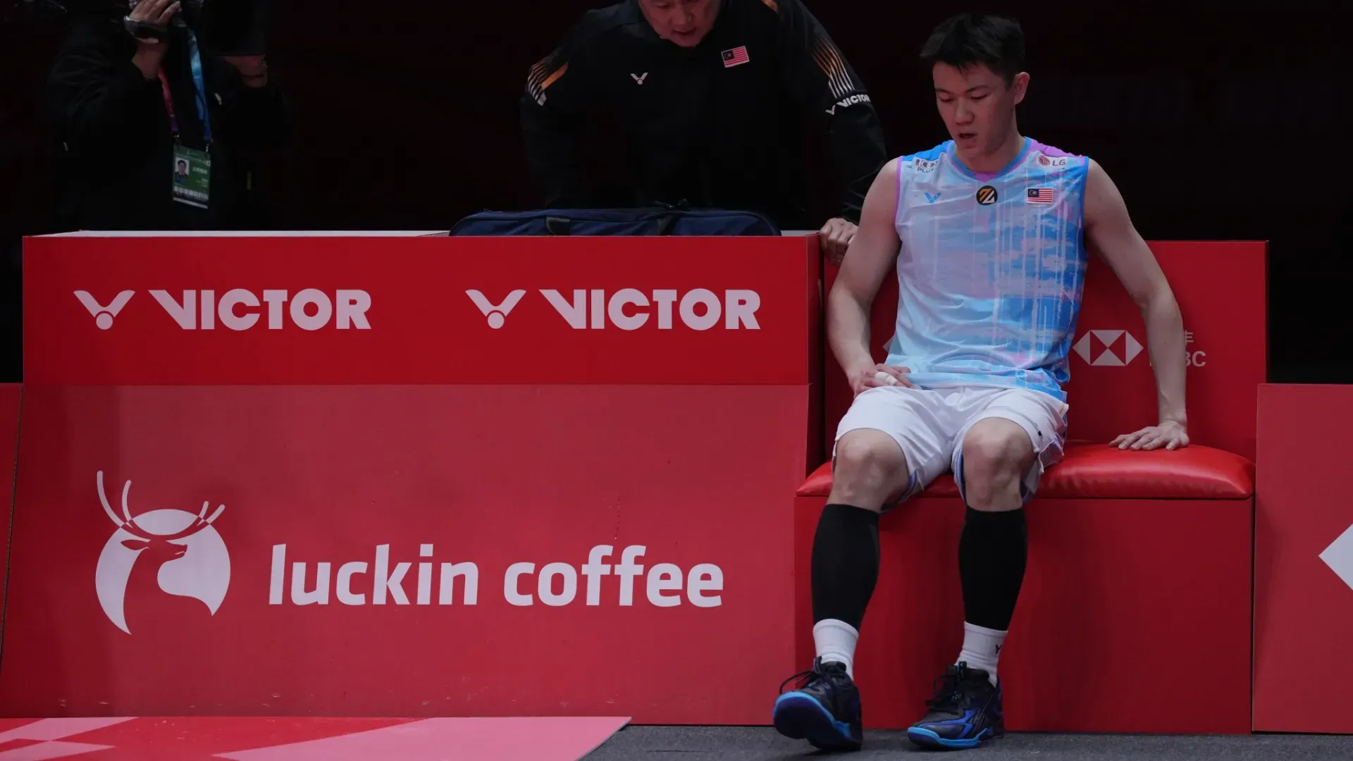 Lee Zii Jia ha accusato crampi fortissimi
