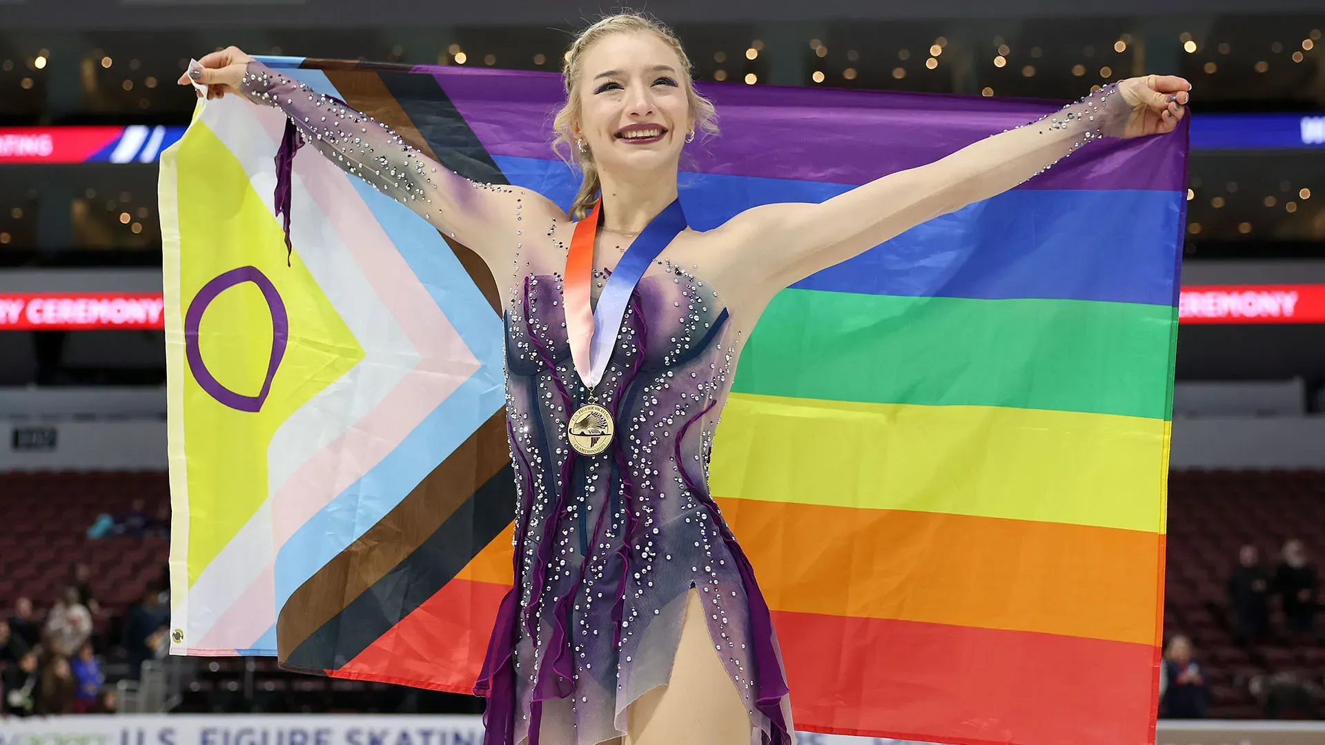 Amber Glenn è la prima campionessa di pattinaggio queer
