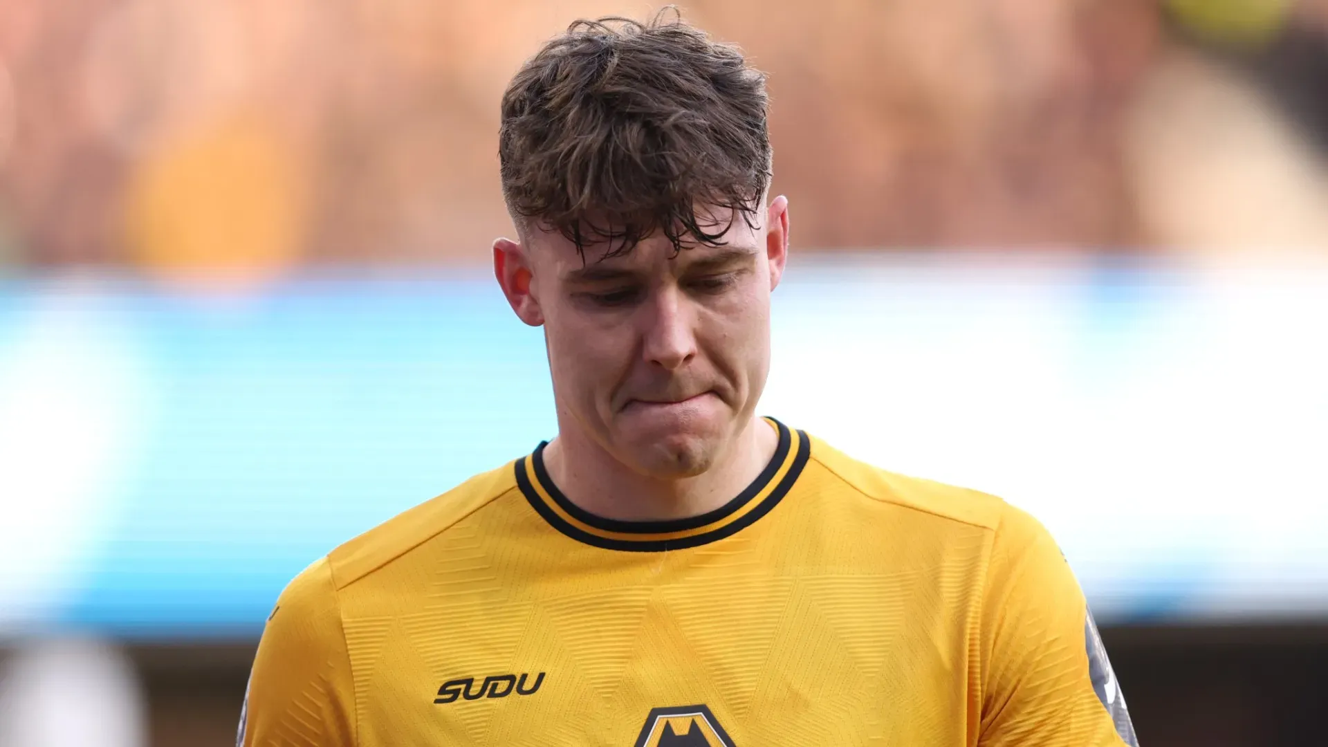 Jørgen Strand Larsen ha lasciato il match contro l'Arsenal al 32'
