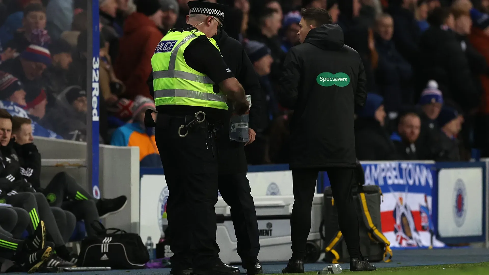 Scene molto tristi quelle viste durante Rangers-Celtic
