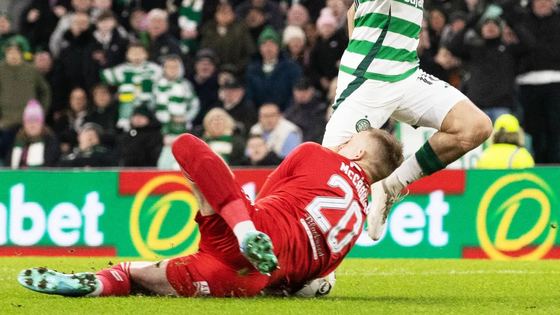 Robby McCrorie se l'è vista brutta nel match contro il Celtic
