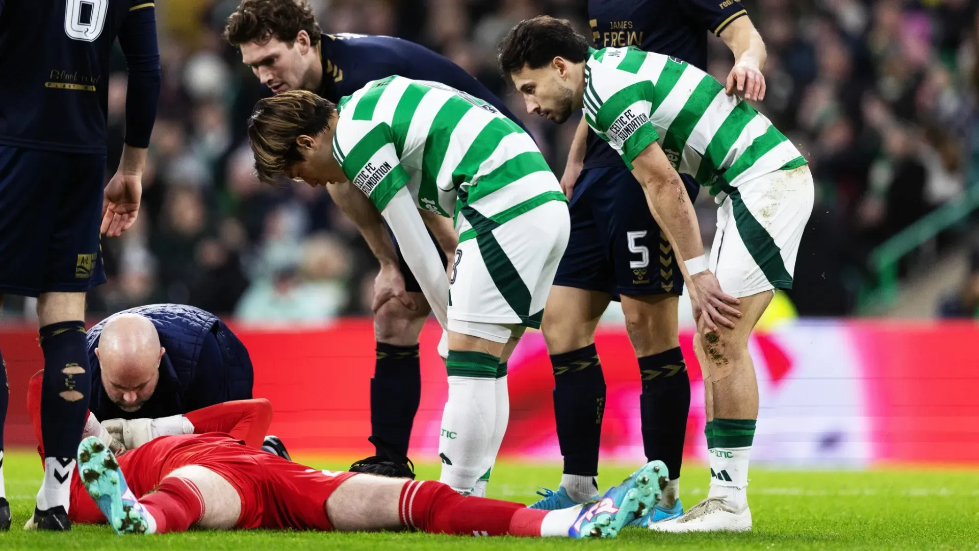 McCrorie non era nelle condizioni di continuare la partita
