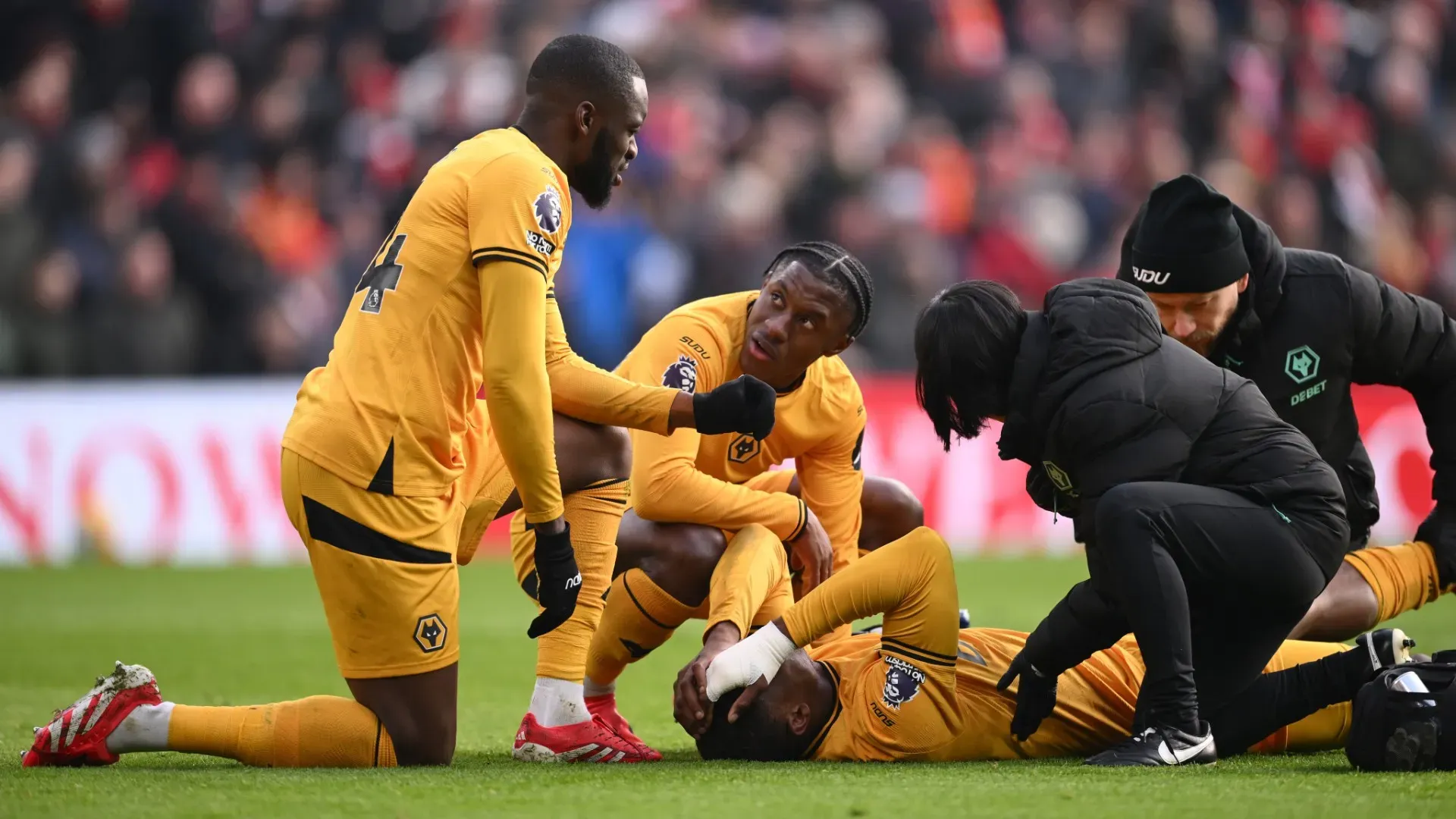 Non è iniziata per niente bene l'avventura del difensore al Wolverhampton
