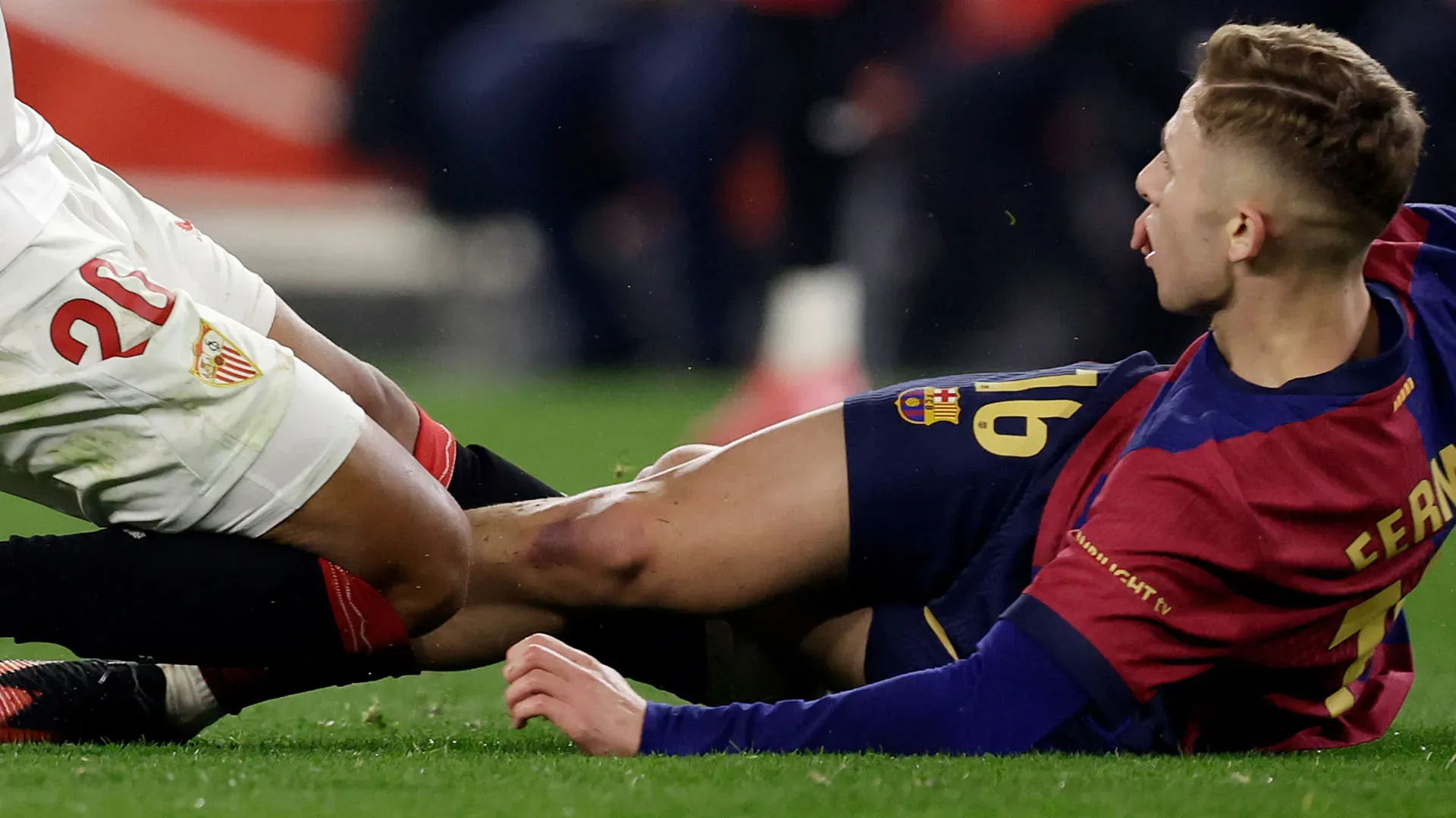 La partita di Fermin Lopez è durata appena 18 minuti
