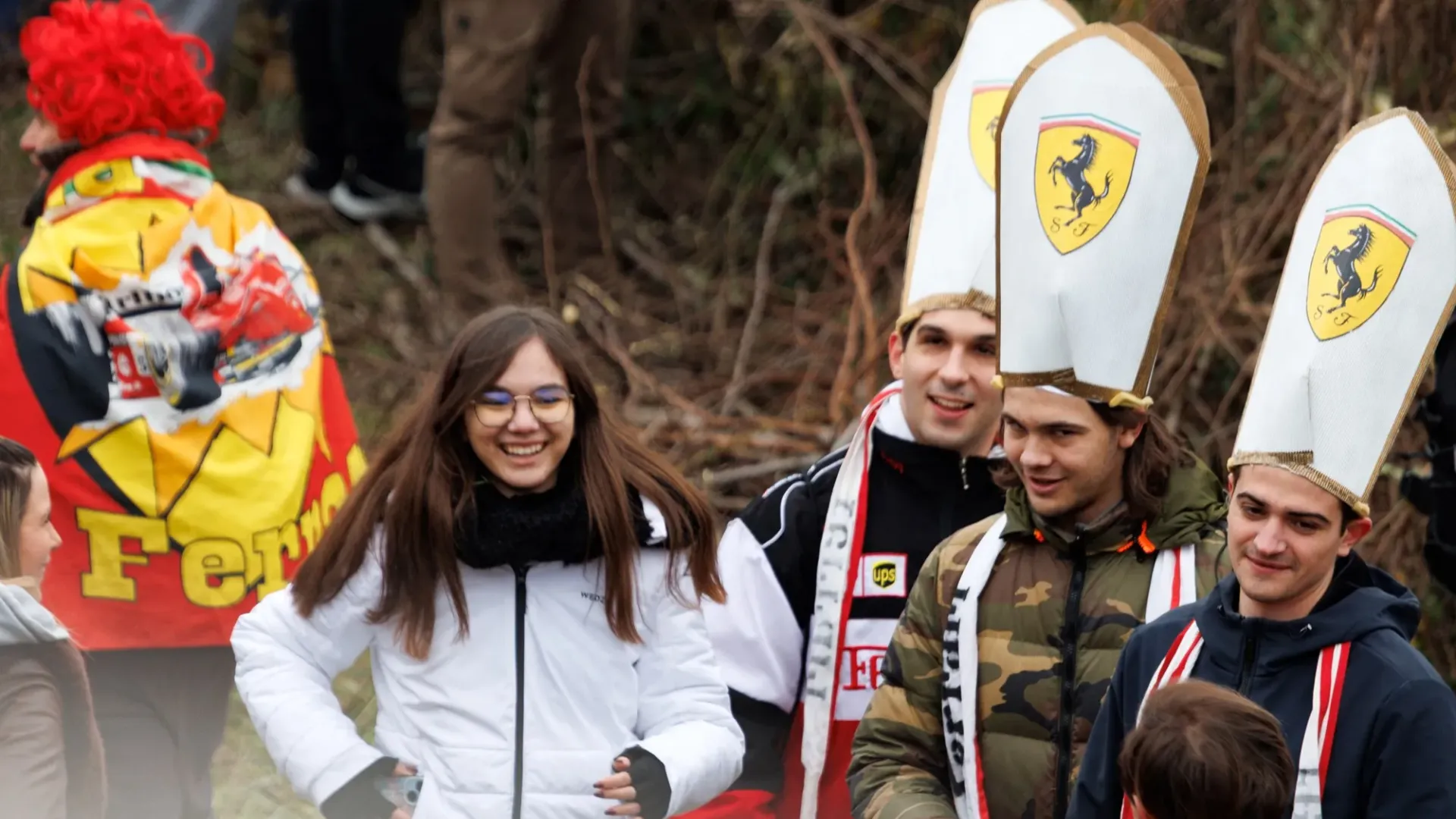 L'affetto dei tifosi della Ferrari non manca mai