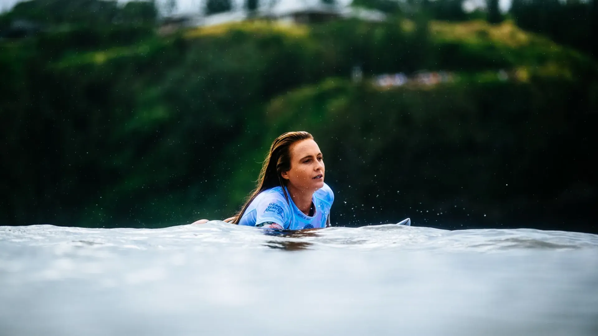 Più volte si è presa delle pause dal surf
