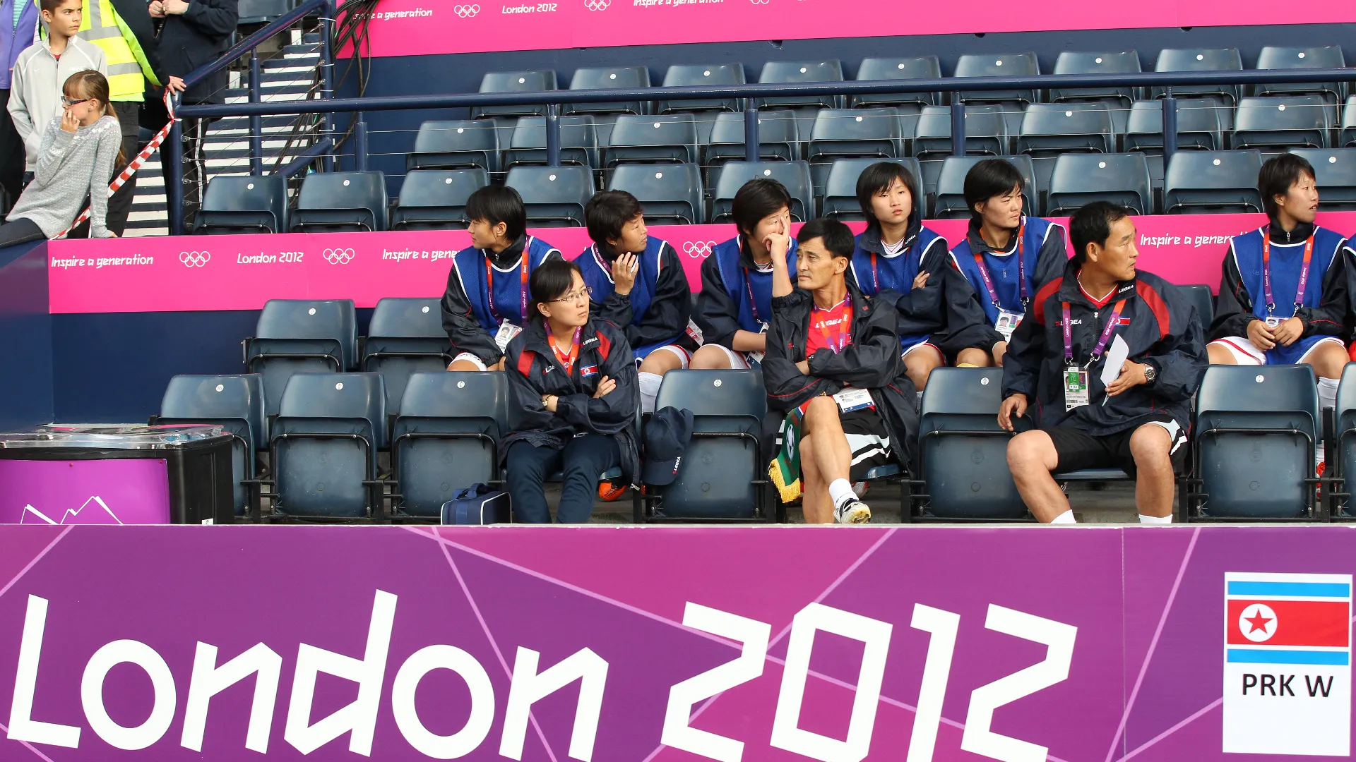 Le atlete della Corea del Nord hanno deciso di non scendere in campo per protesta

