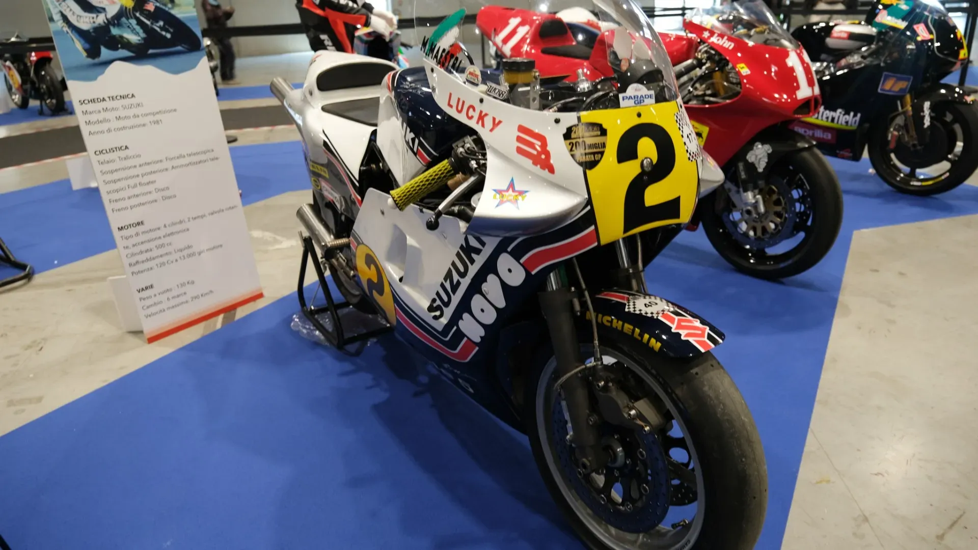 Lucchinelli trionfa contro avversari leggendari come Kenny Roberts e Randy Mamola