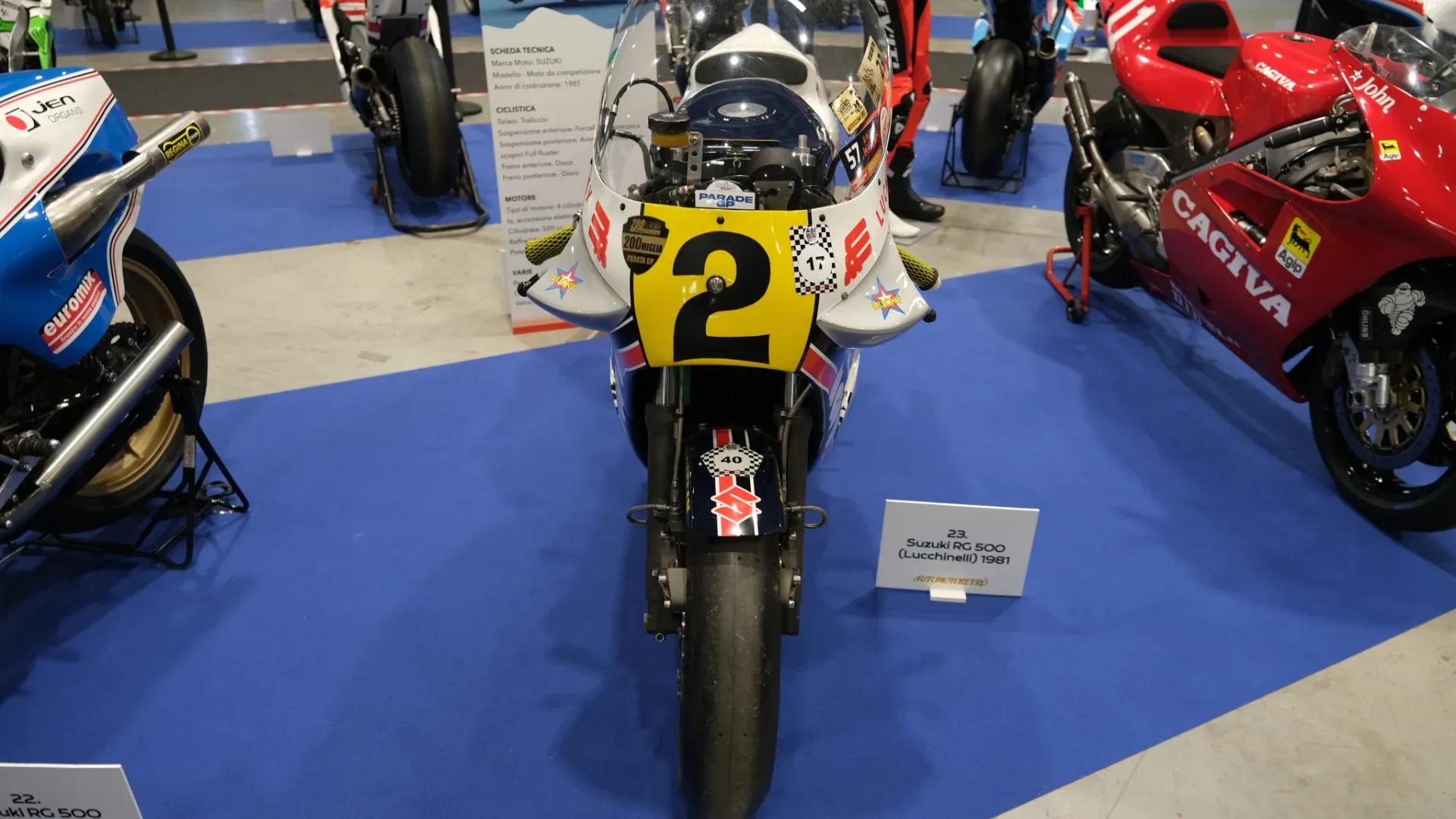 Lucchinelli era noto per il controllo assoluto della moto anche in situazioni estreme