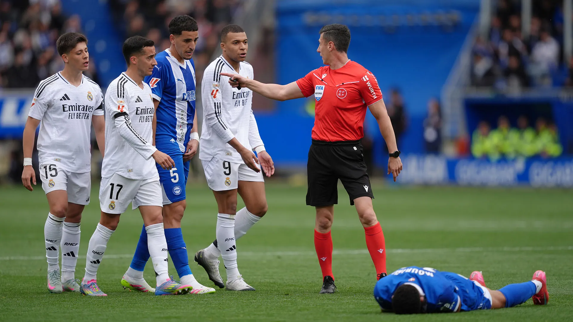 Una scena veramente brutta in campo