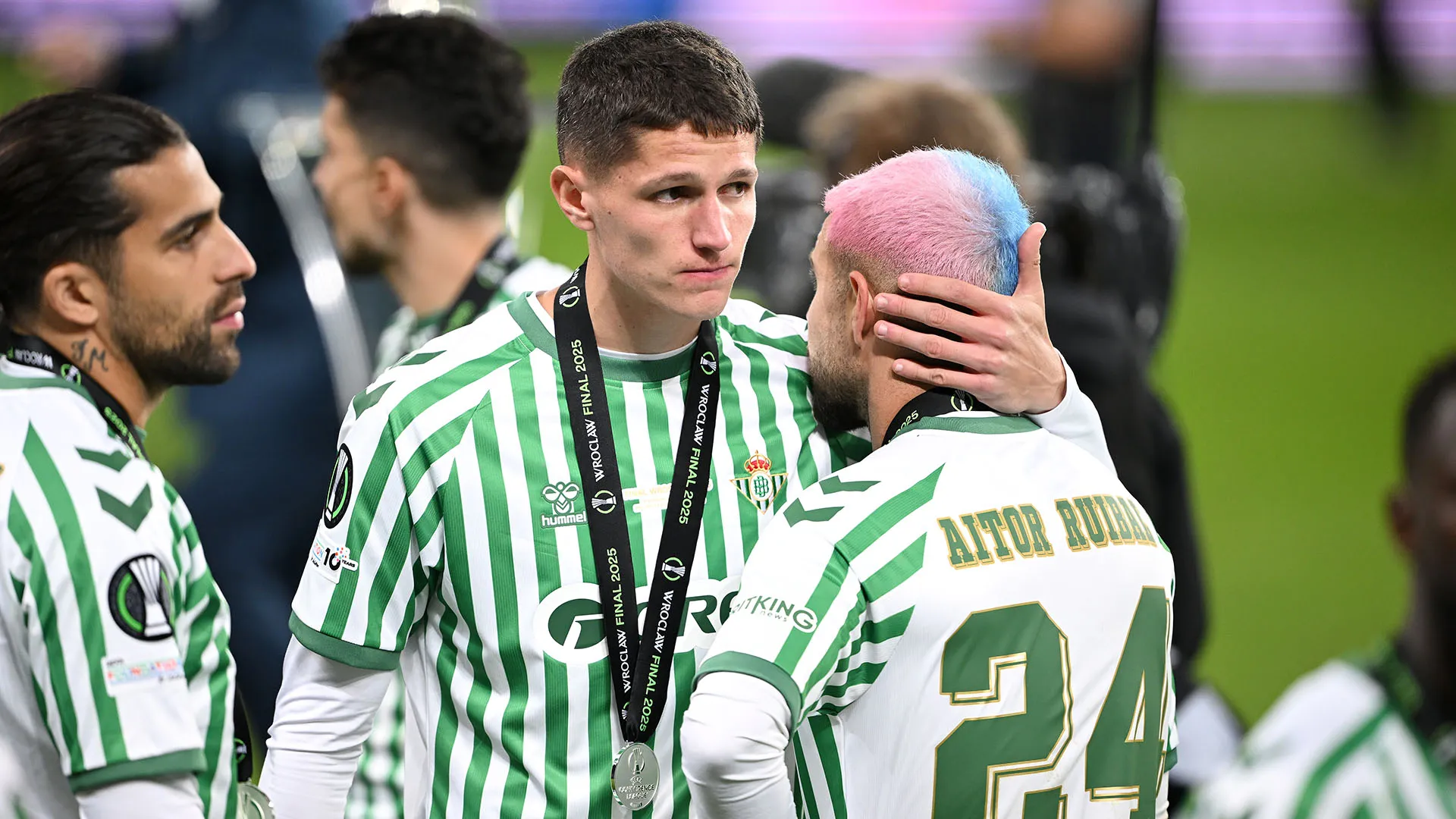 Il look stravagante di Aitor Ruibal non ha però portato fortuna
