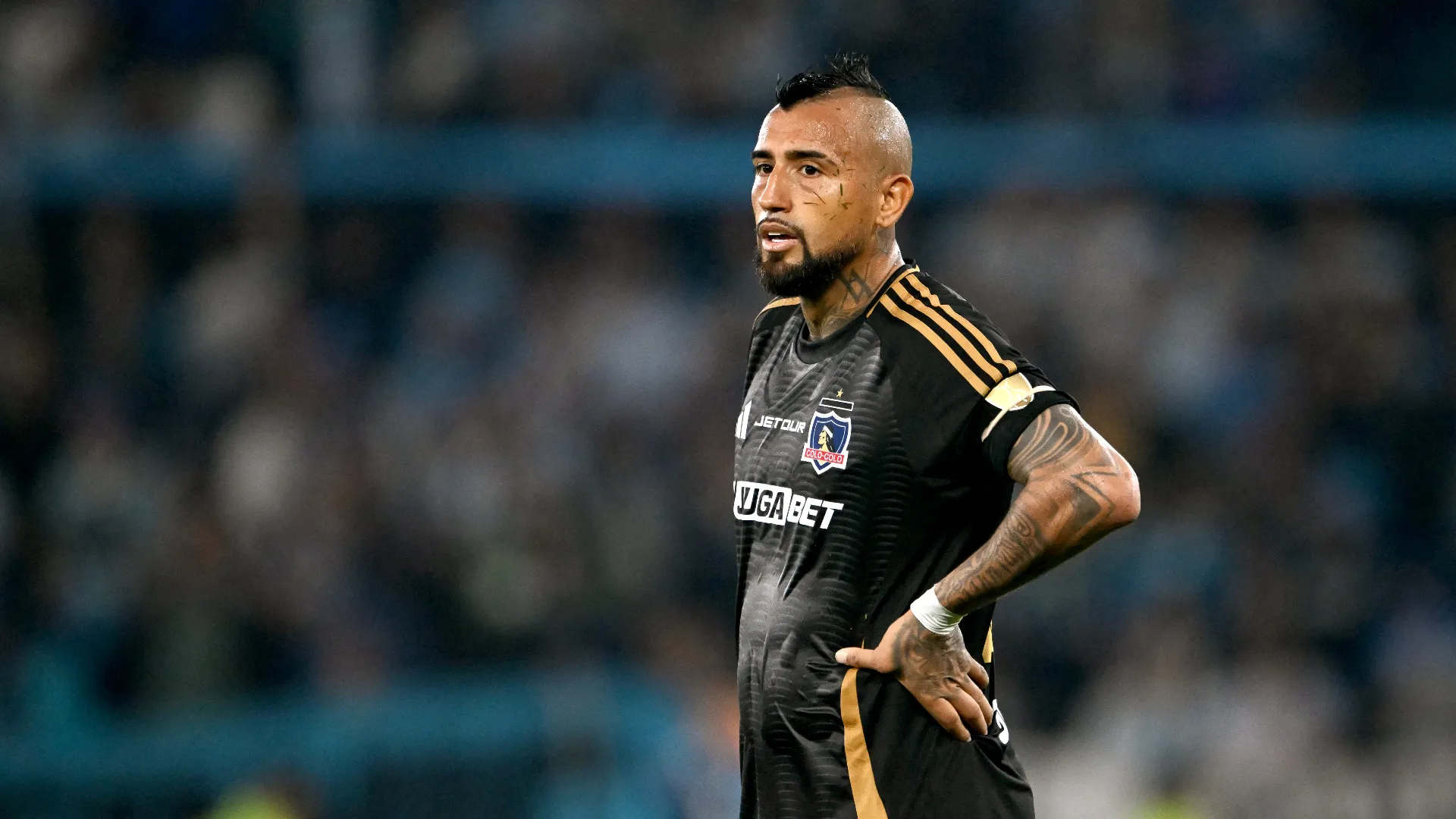 Vidal è stato espulso sul 3-0 per il Racing, che poi ha segnato un altro gol
