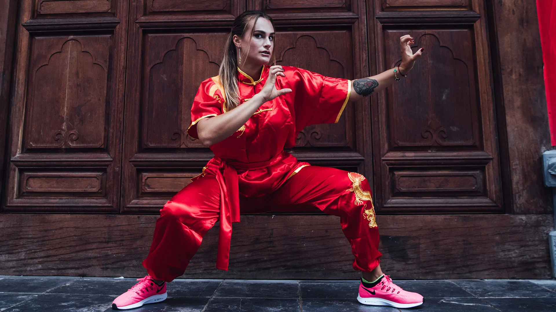 Aryna Sabalenka nello stile del Drago
